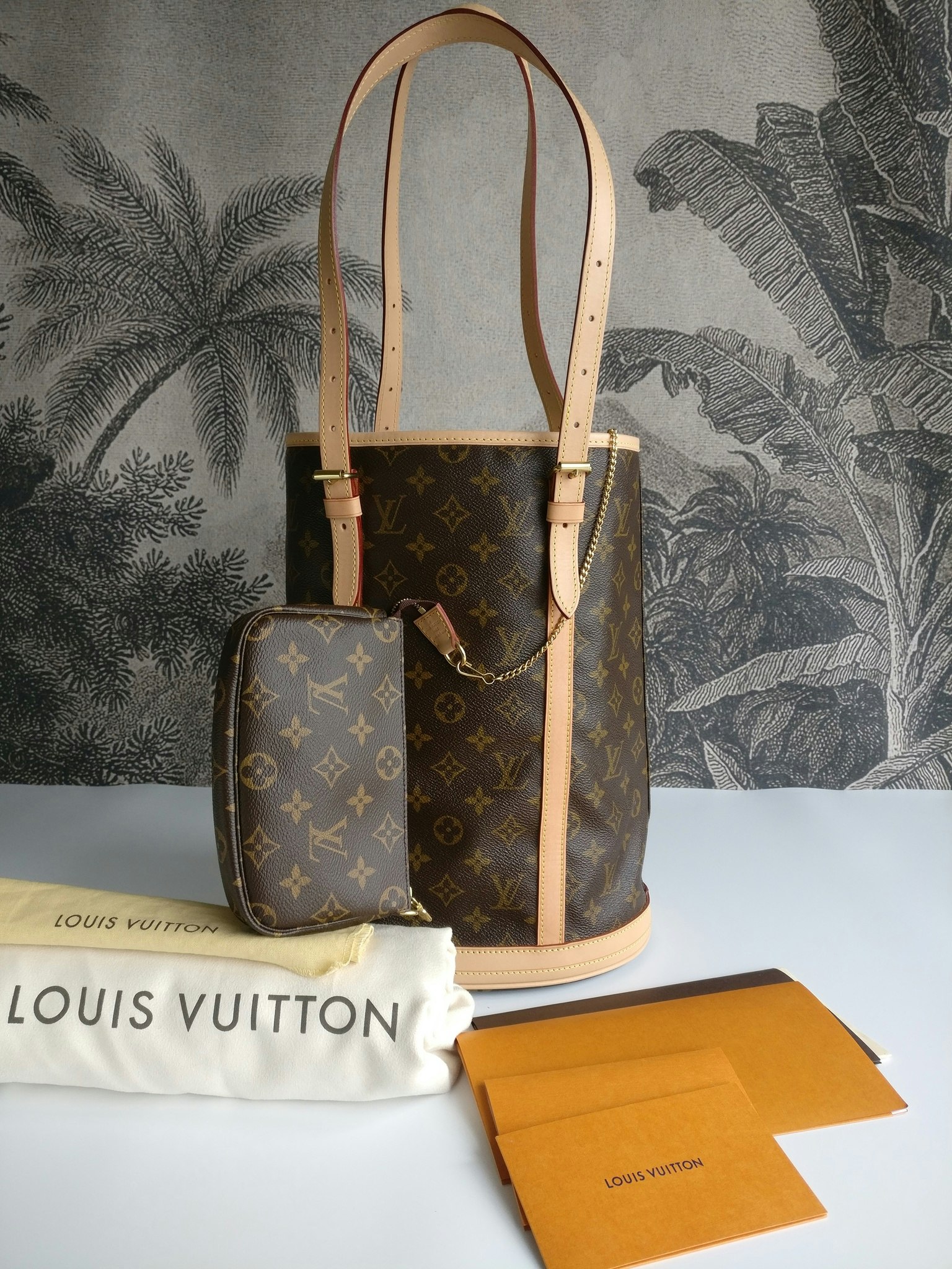 LOUIS VUITTON Monogram Bucket GM Shoulder Bag M42236 LV Auth jk547 Cloth  ref.431334 - Joli Closet