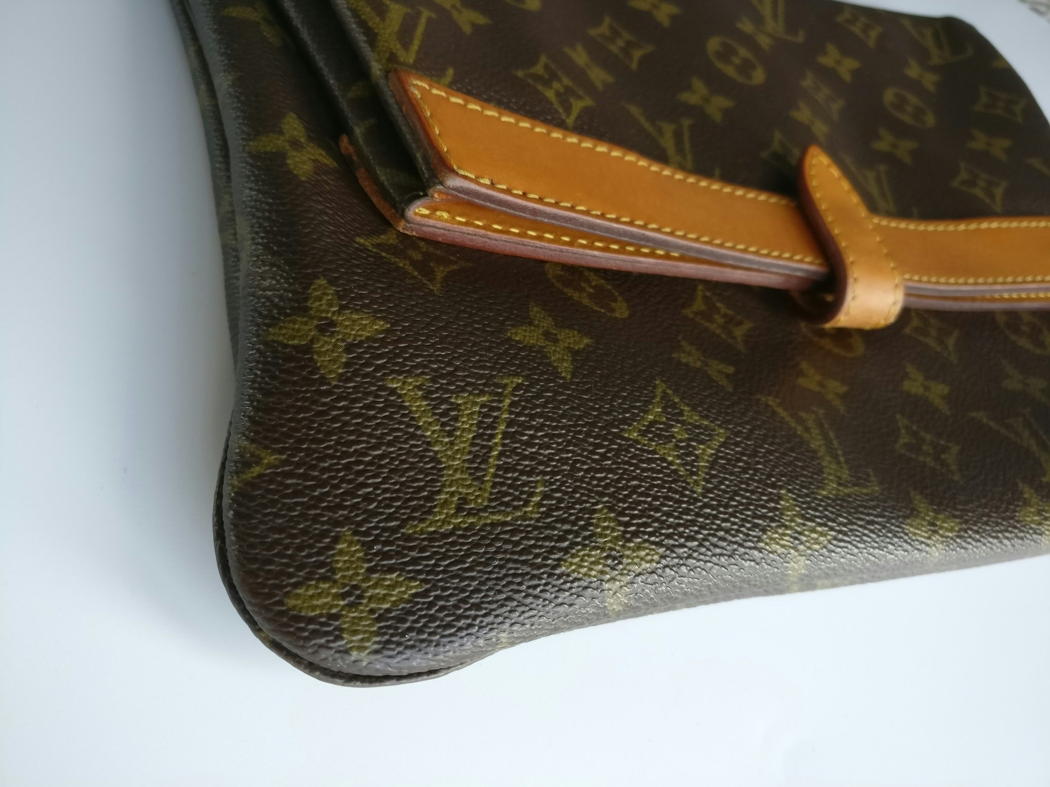 Louis Vuitton Vintage Monogram Canvas Pochette Pliante Folding Clutch Bag