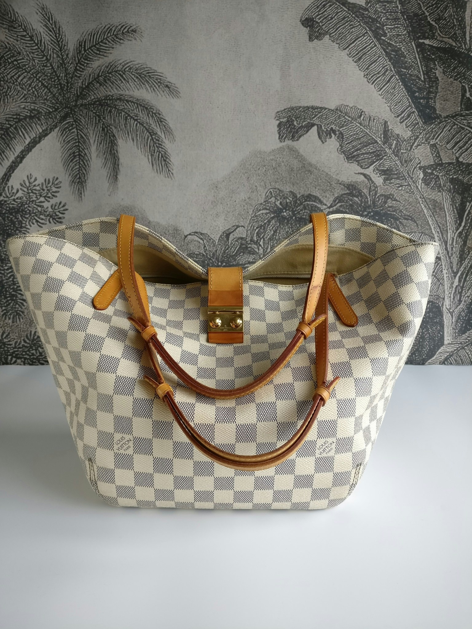 Louis Vuitton, Bags, Weekend Sale Authentic Louis Vuitton Damier Azur  Salina Pm