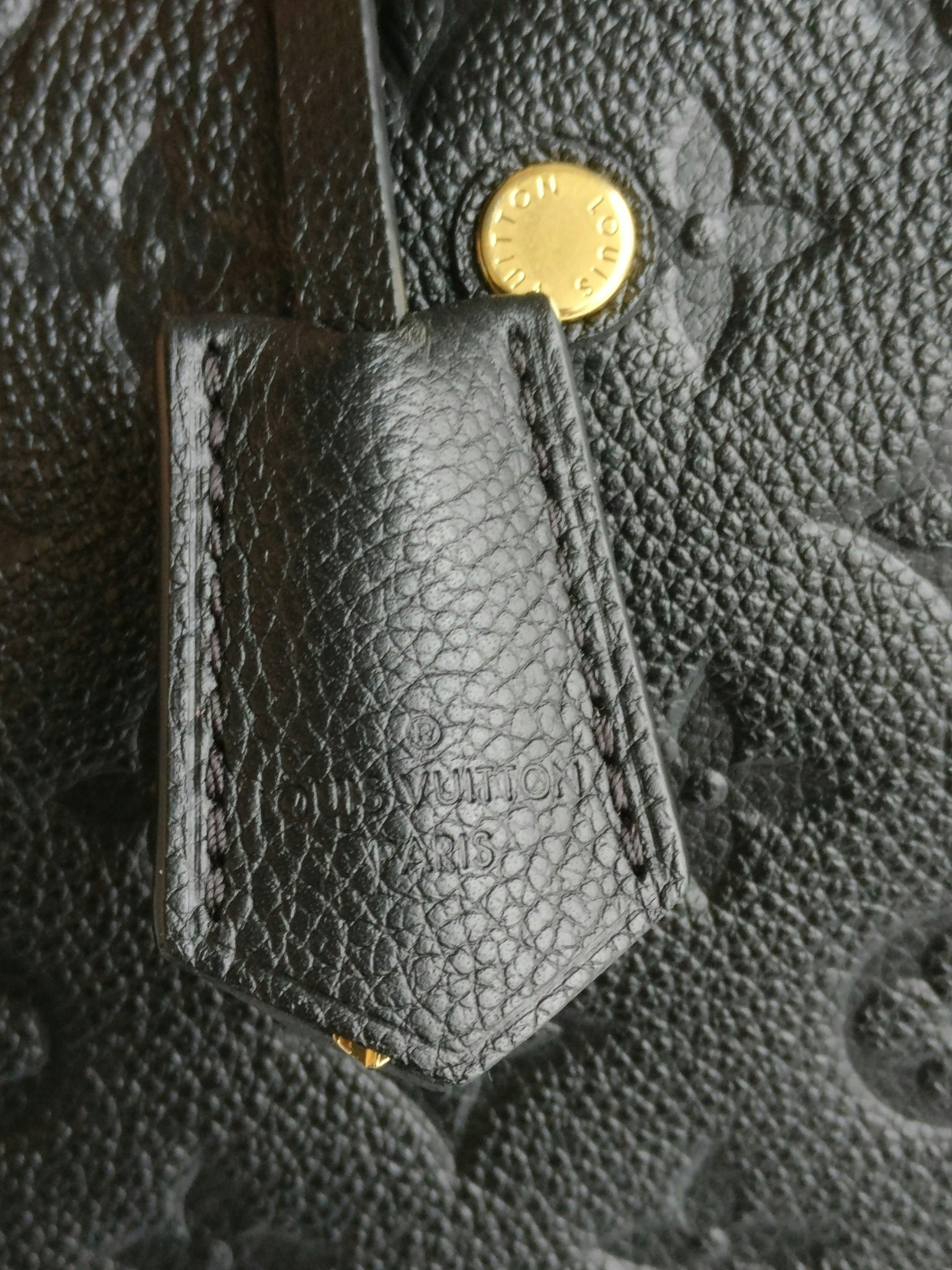 Louis Vuitton Monogram Empreinte Montaigne MM (SHG-37402) – LuxeDH