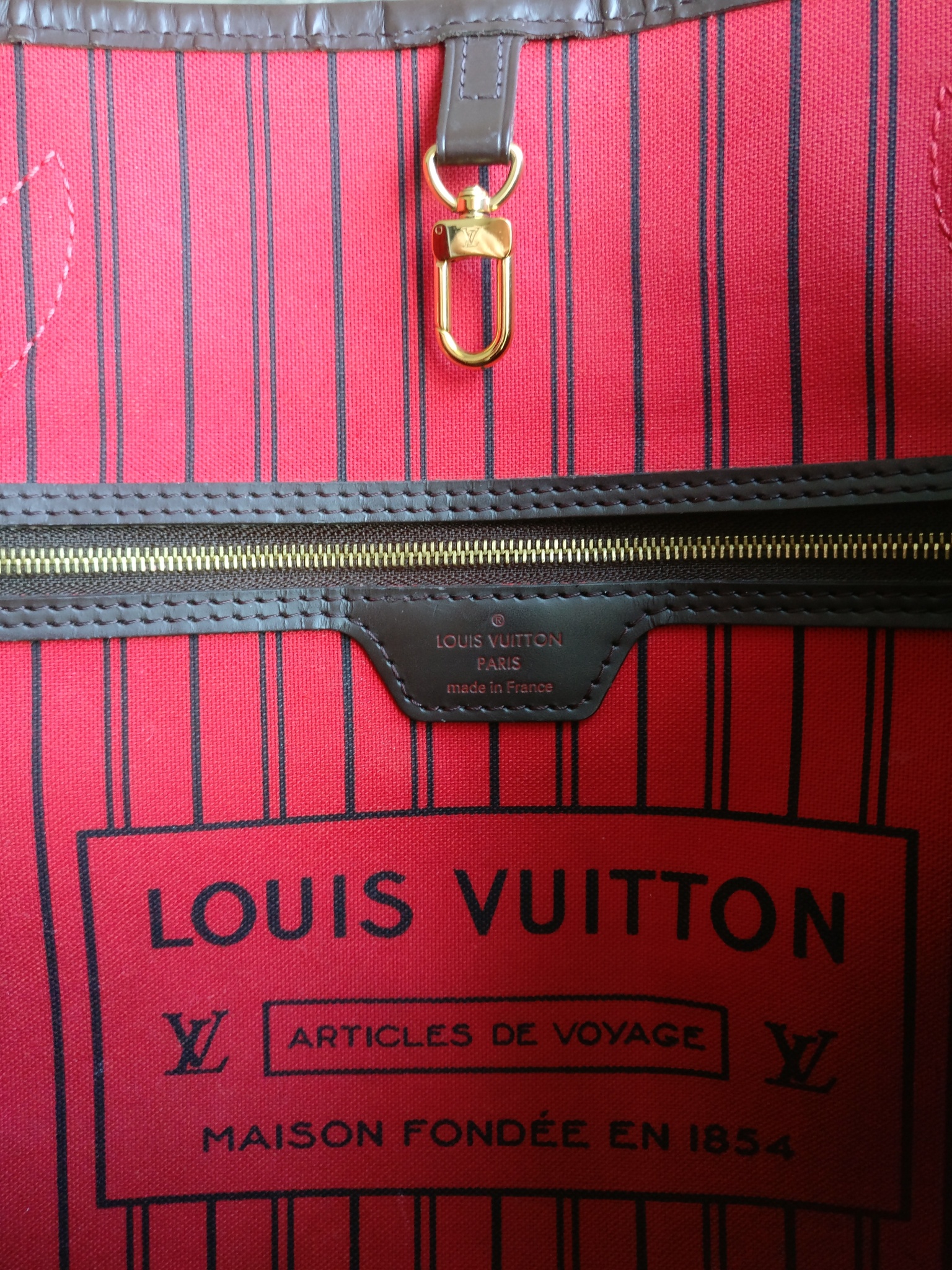 Louis Vuitton Neverfull MM damier ebene