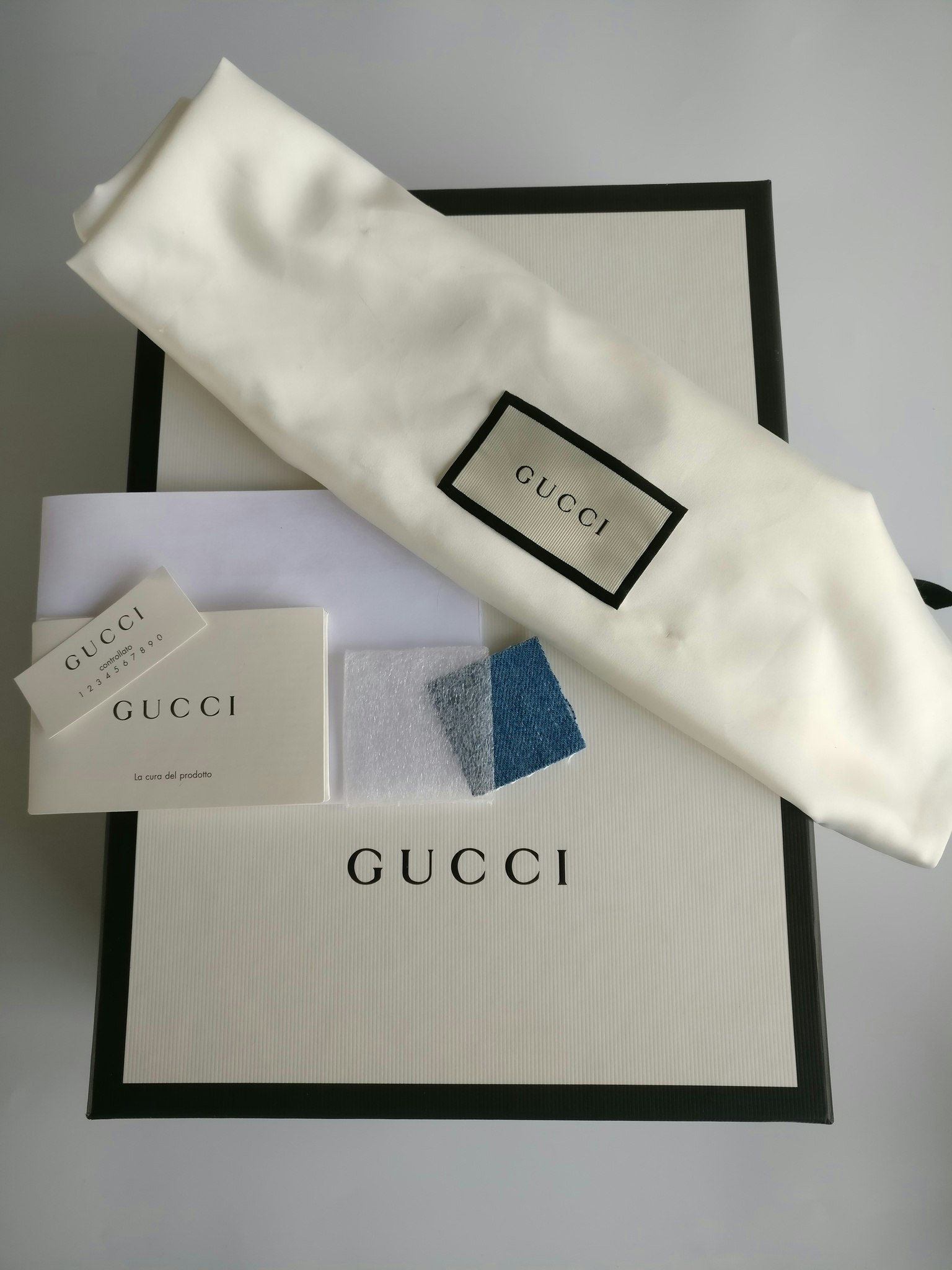 Gucci Pearly GG Marmont Flap Denim