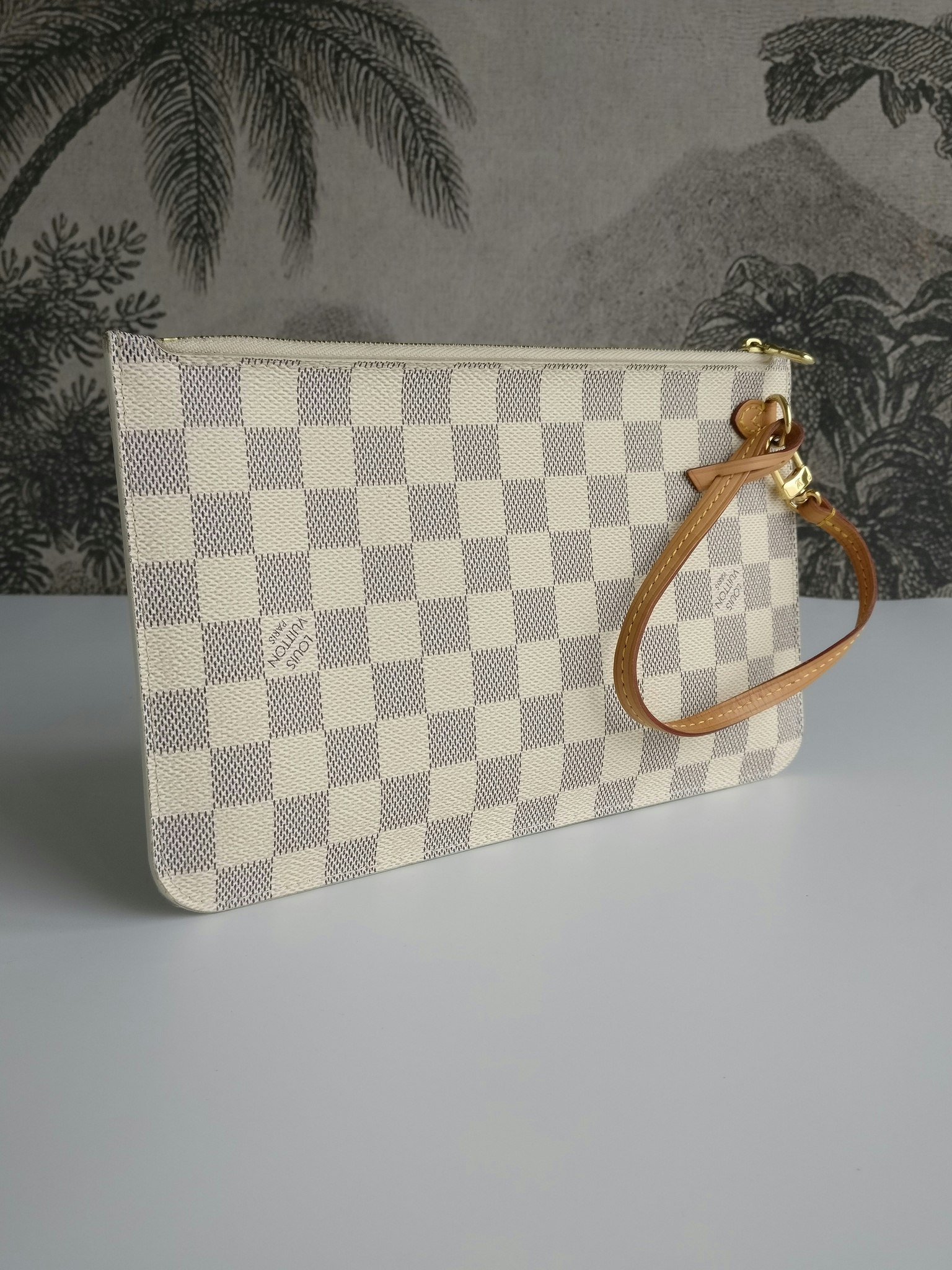 Louis Vuitton Neverfull MM pochette azur