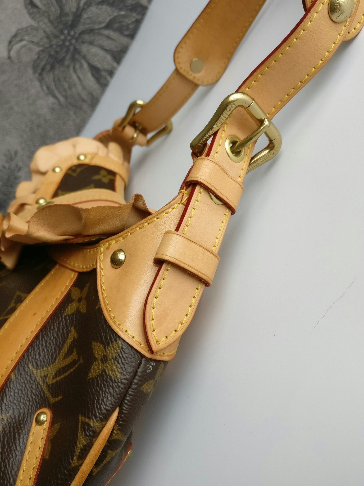 Louis Vuitton Brown Monogram Canvas Leonor Bag Louis Vuitton