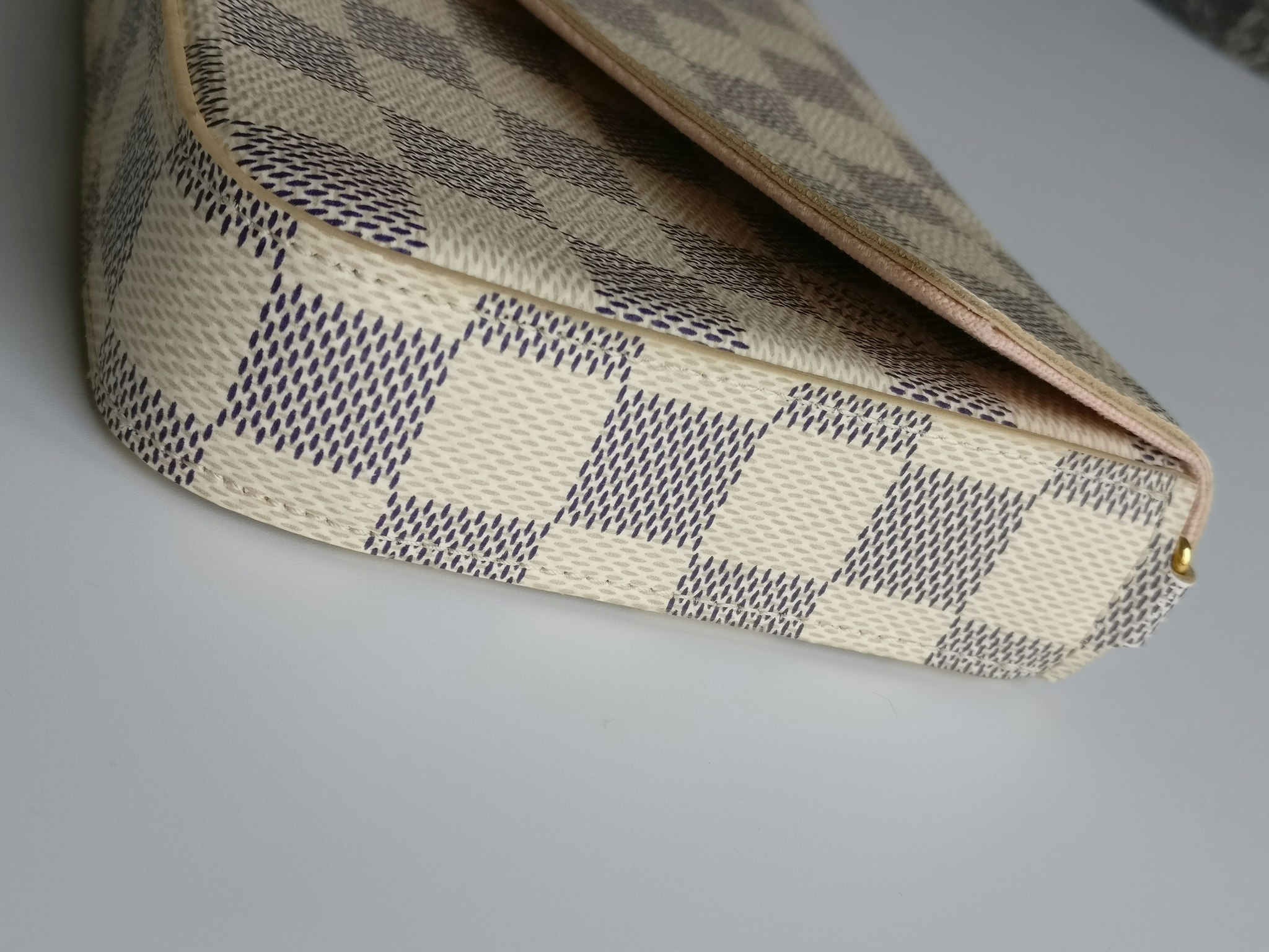 Louis Vuitton pochette Felicie damier azur canvas