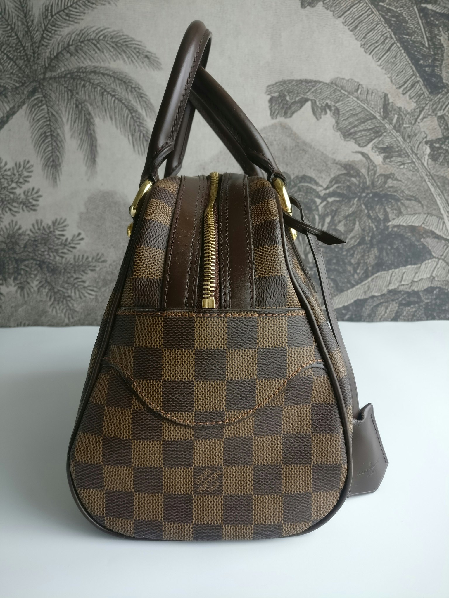 LOUIS VUITTON DEAUVILLE BOWLING HANDBAG DAMIER SP ORDER N47272 58298