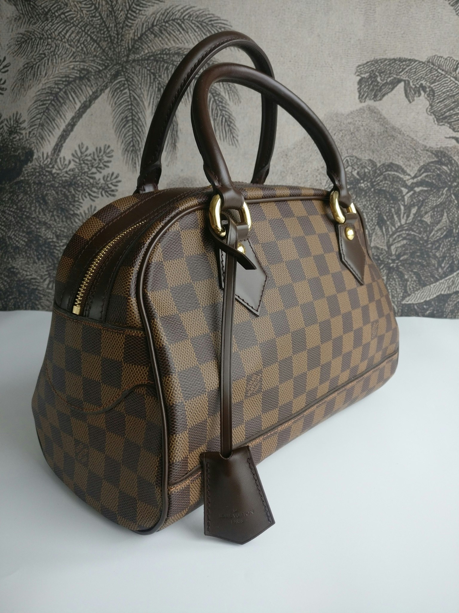 Louis Vuitton Duomo Bowling Bag Ebene Damier ○ Labellov ○ Buy and Sell  Authentic Luxury