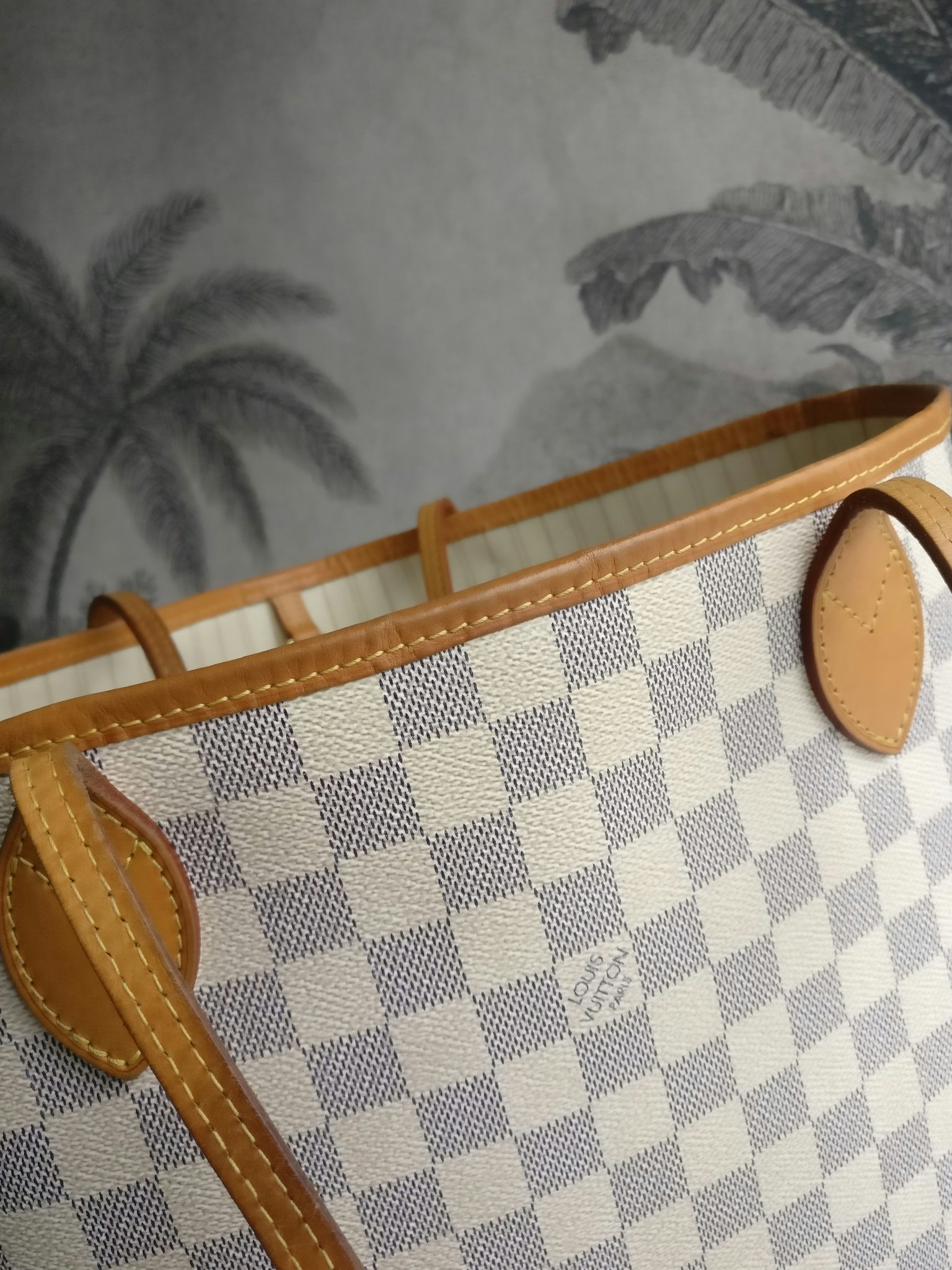 Louis Vuitton Neverfull MM damier azur