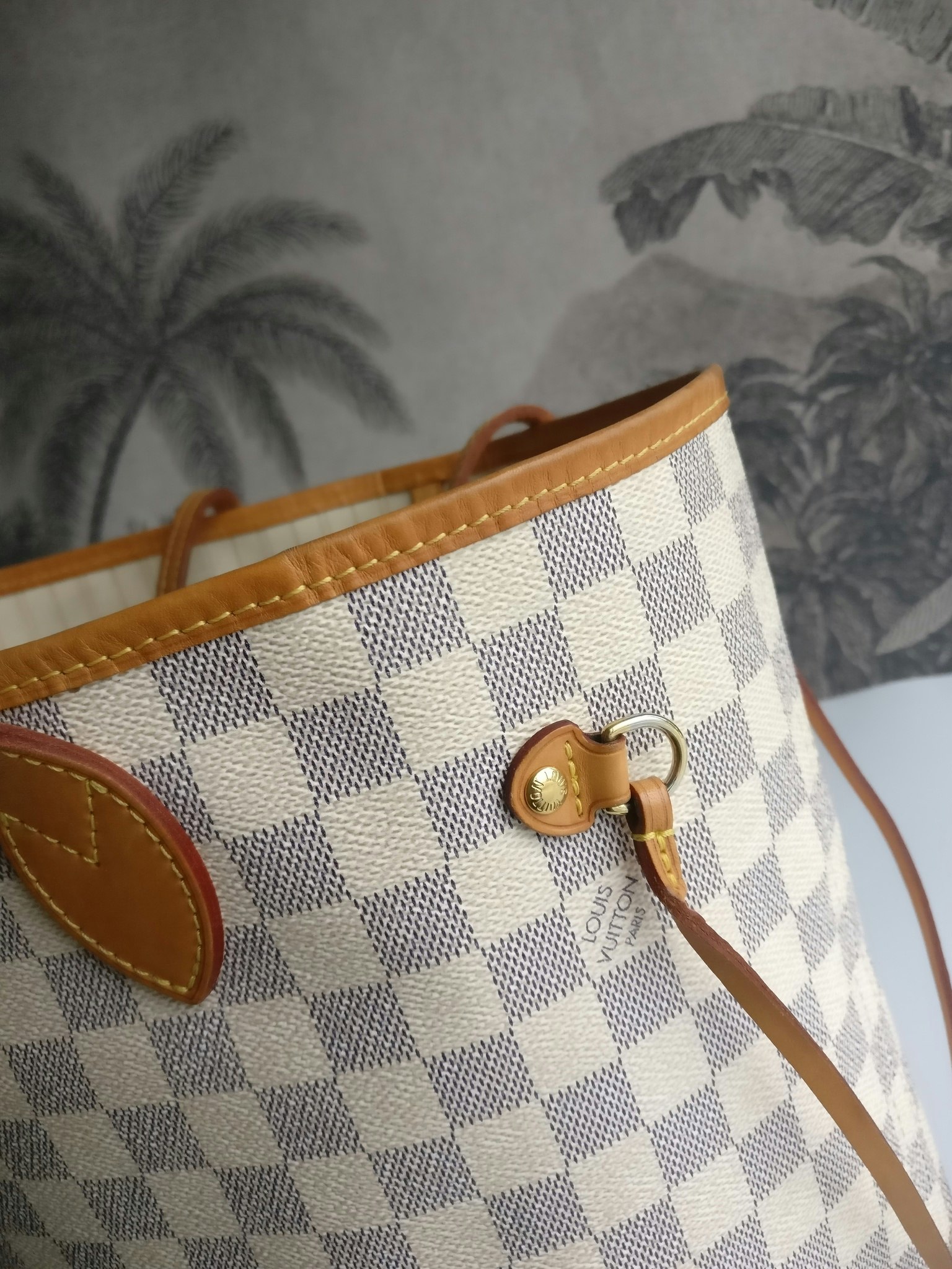 Louis Vuitton Neverfull MM damier azur