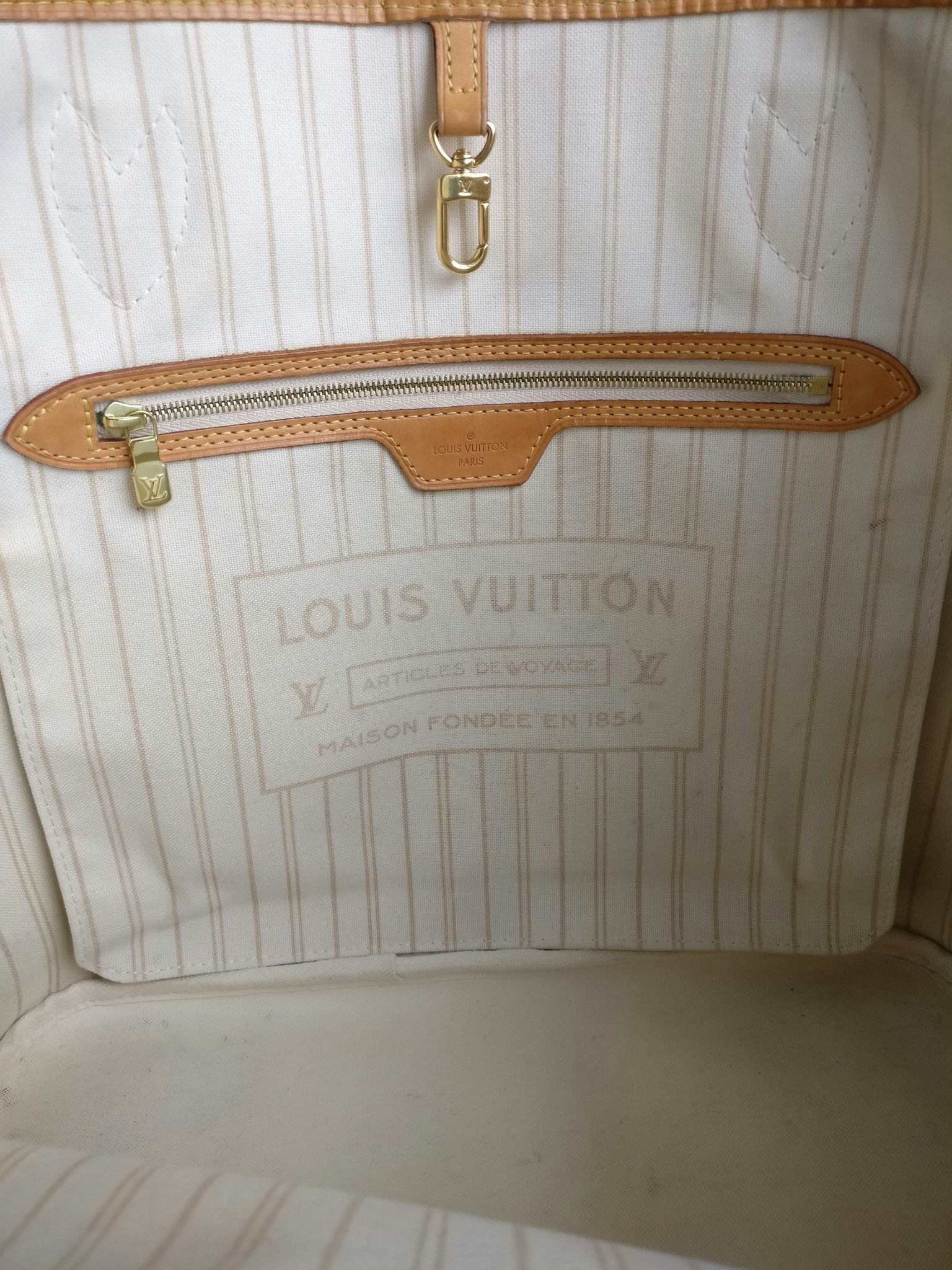 Louis Vuitton Neverfull MM damier azur