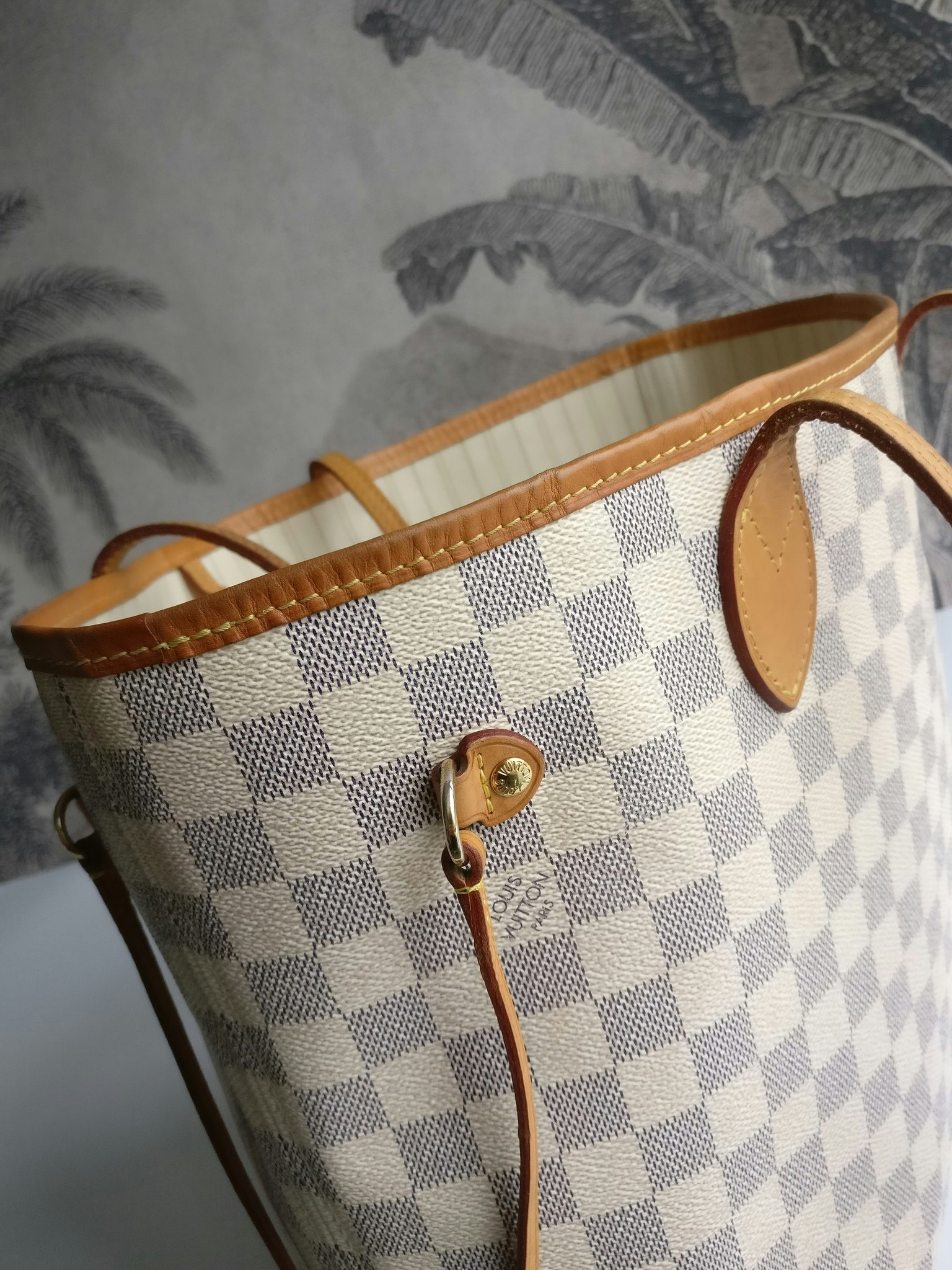 Louis Vuitton Neverfull MM damier azur