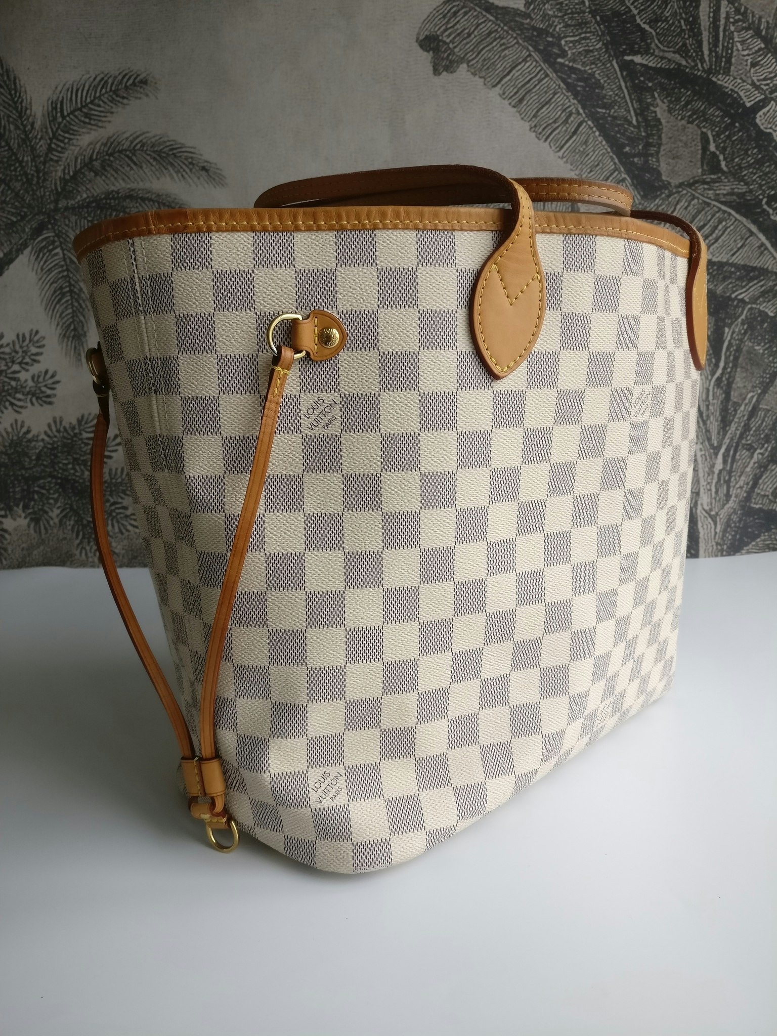 Louis Vuitton Neverfull MM damier azur