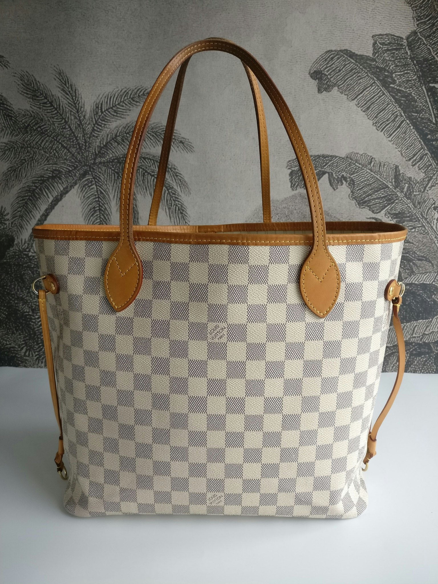 Louis Vuitton Neverfull MM damier azur