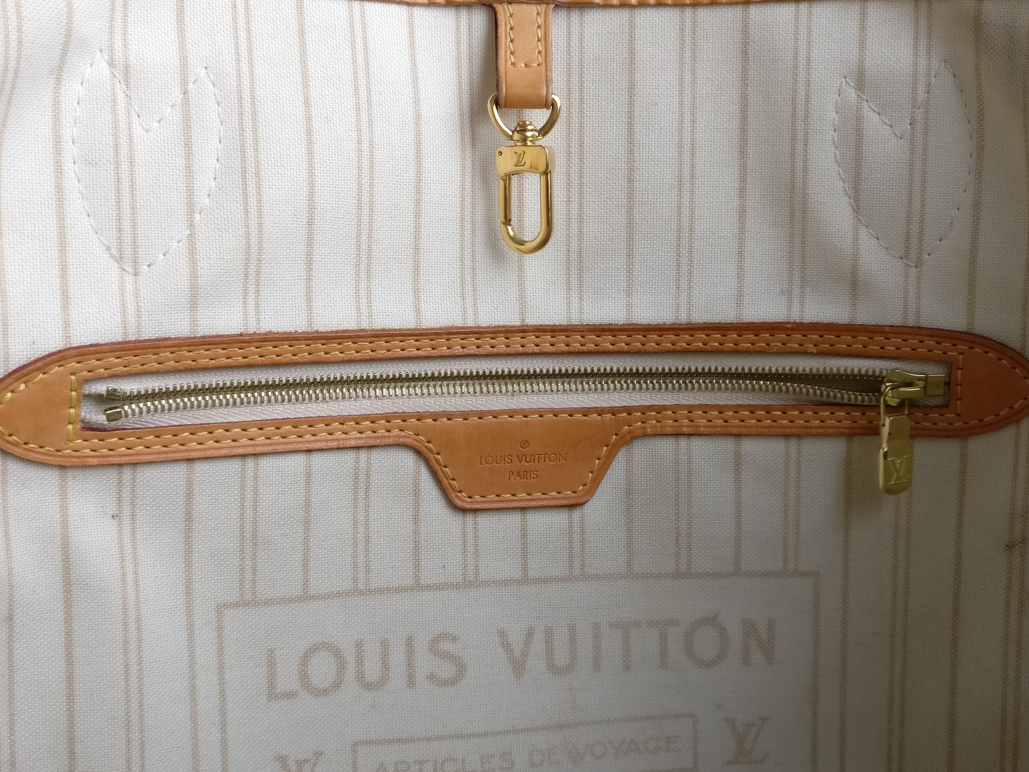 Louis Vuitton Neverfull MM damier azur