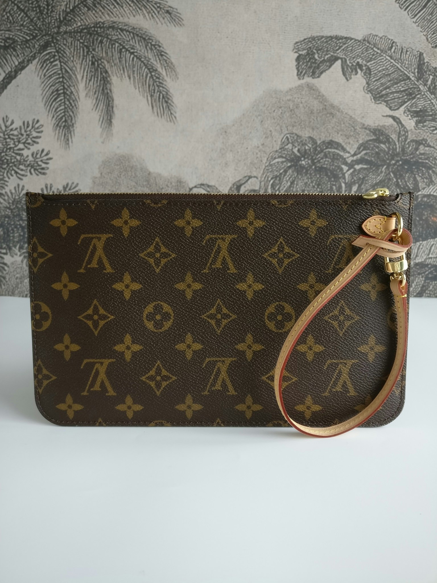 Louis Vuitton Neverfull MM pochette monogram