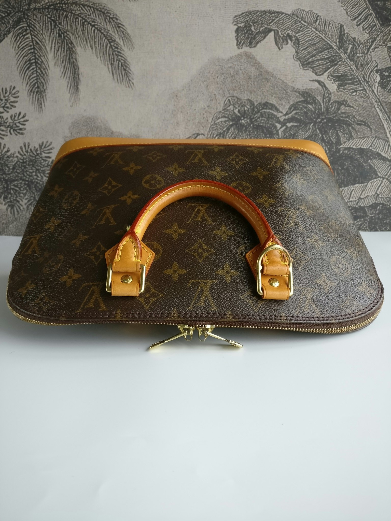 Oryginalna torebka Louis Vuitton Alma PM monogram - 6823674855