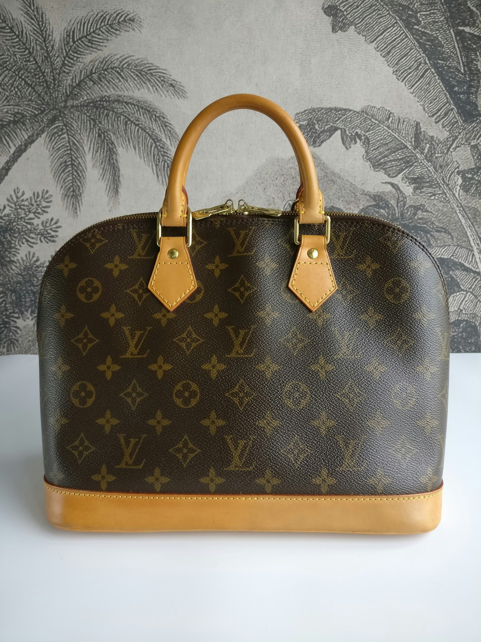 Louis Vuitton Monogram Alma PM Dome Boston Bag 3LV929