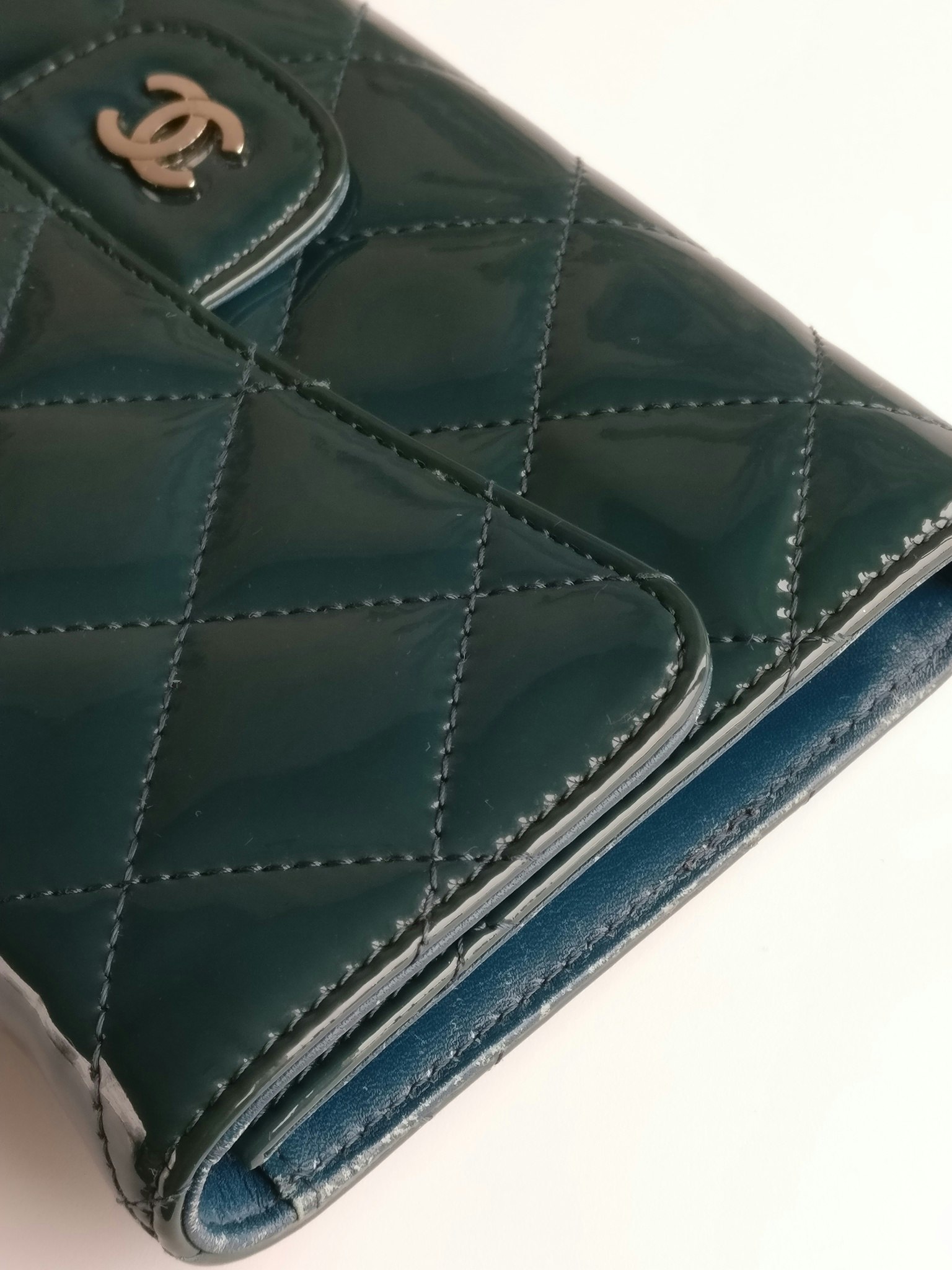 Chanel Classic Long Zipped Wallet 2023 SS, Green, One Size