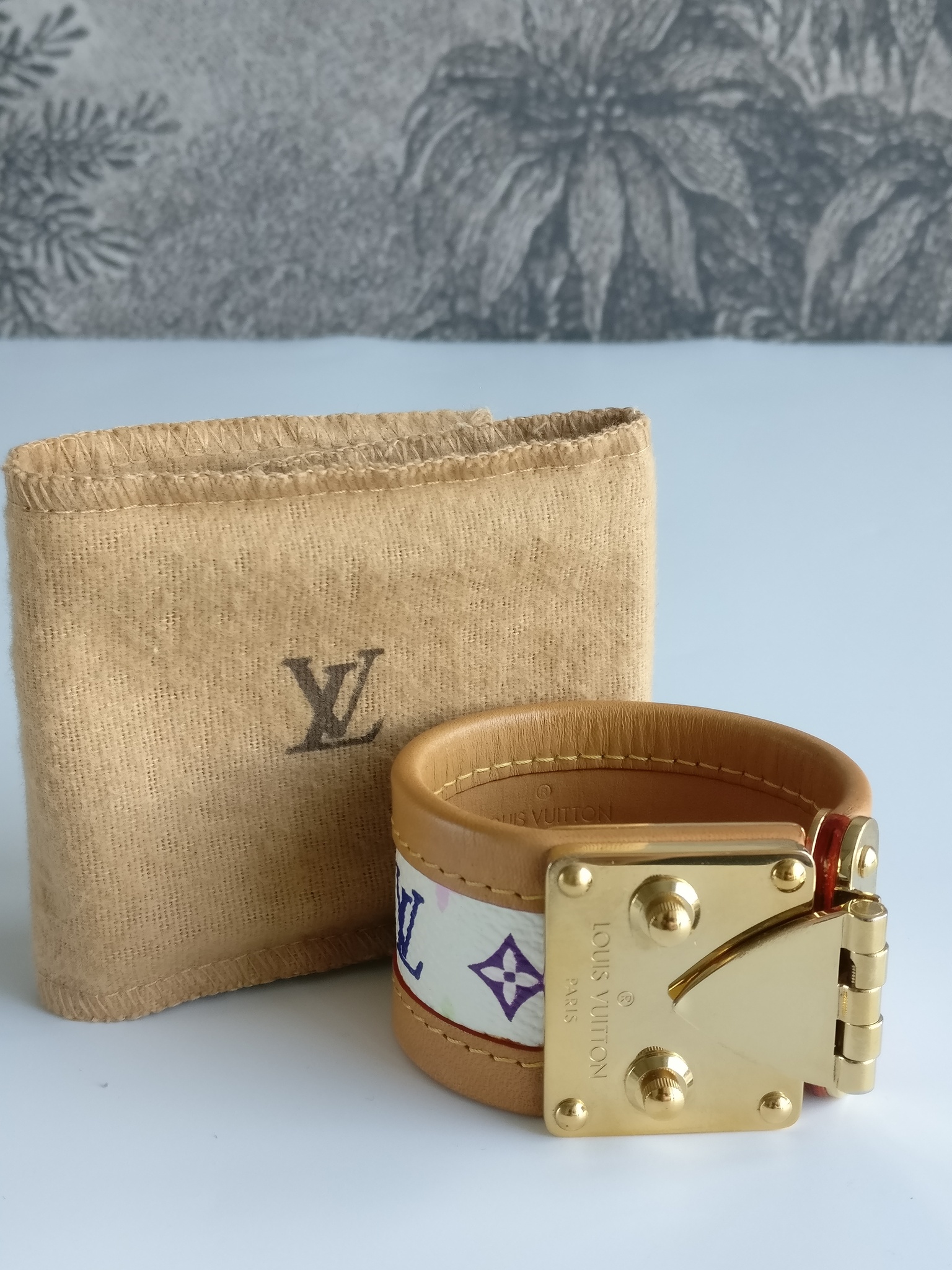 Louis Vuitton multicolore cuff bracelet