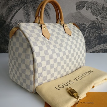 Louis Vuitton Speedy 30 damier azur