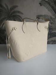 Louis Vuitton Neverfull MM empreinte crème