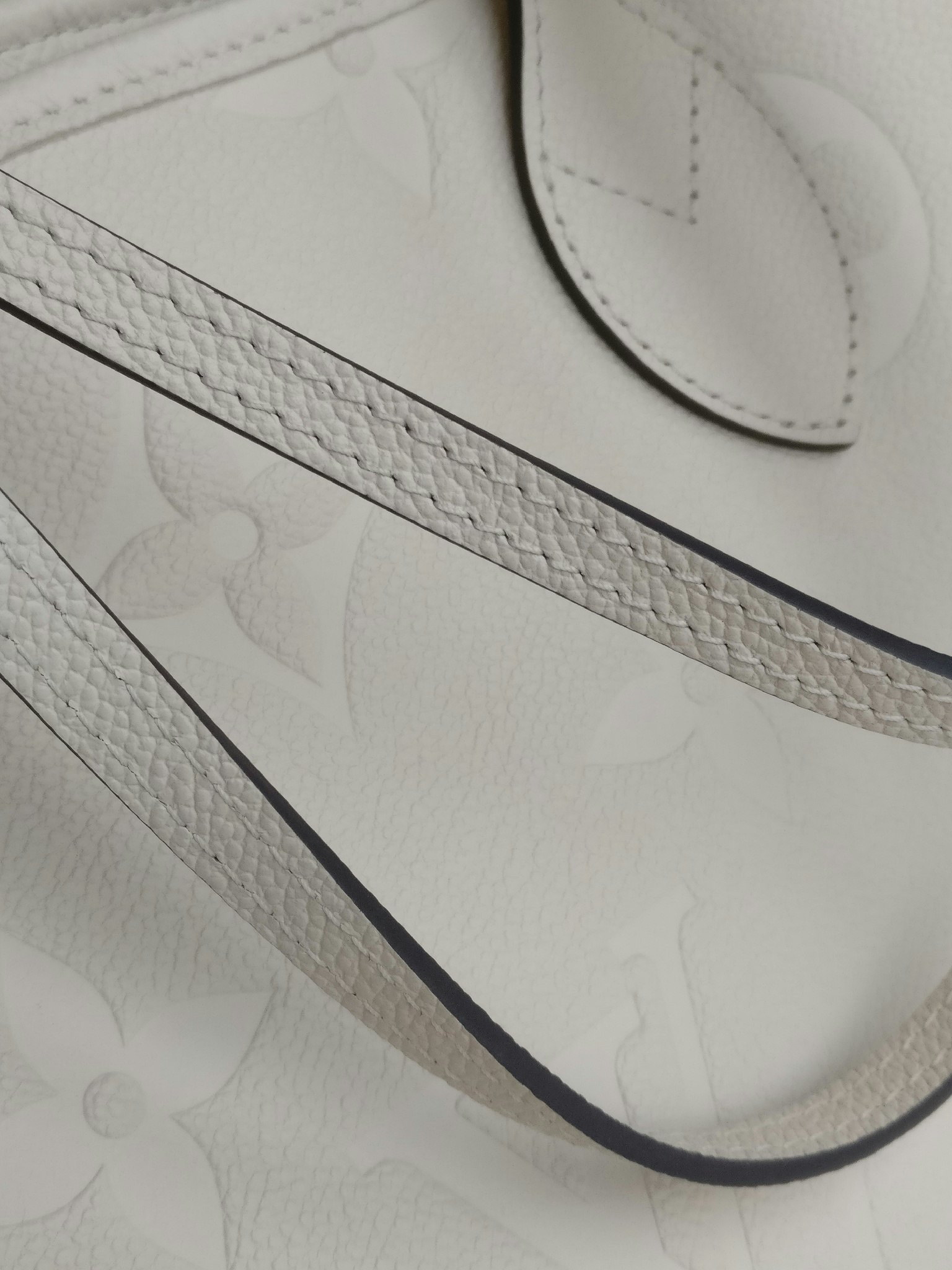 Louis Vuitton LV Neverfull Empreinte Cream Leather ref.271963
