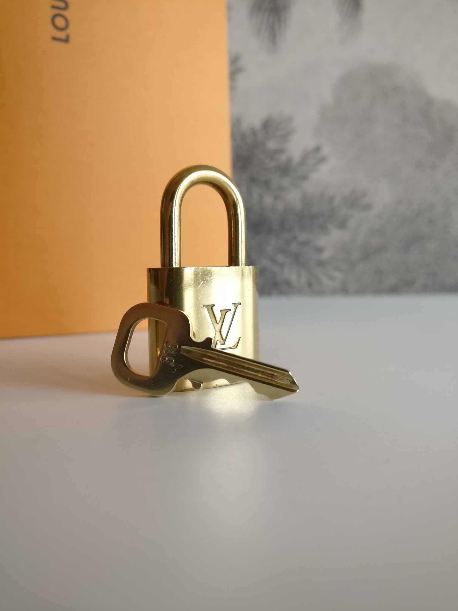 Louis Vuitton padlock 316 with key