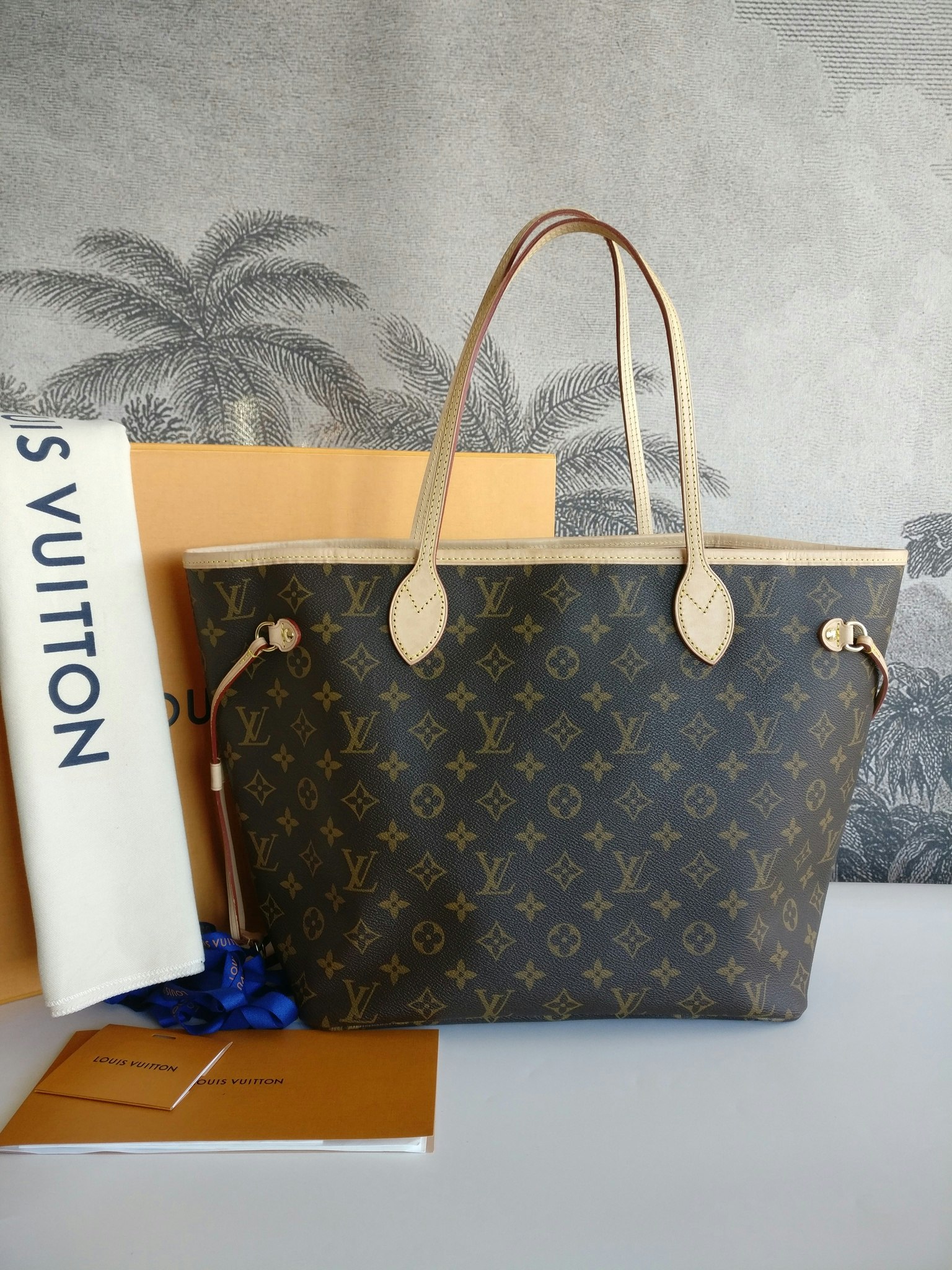 Image result for lv neverfull mm monogram