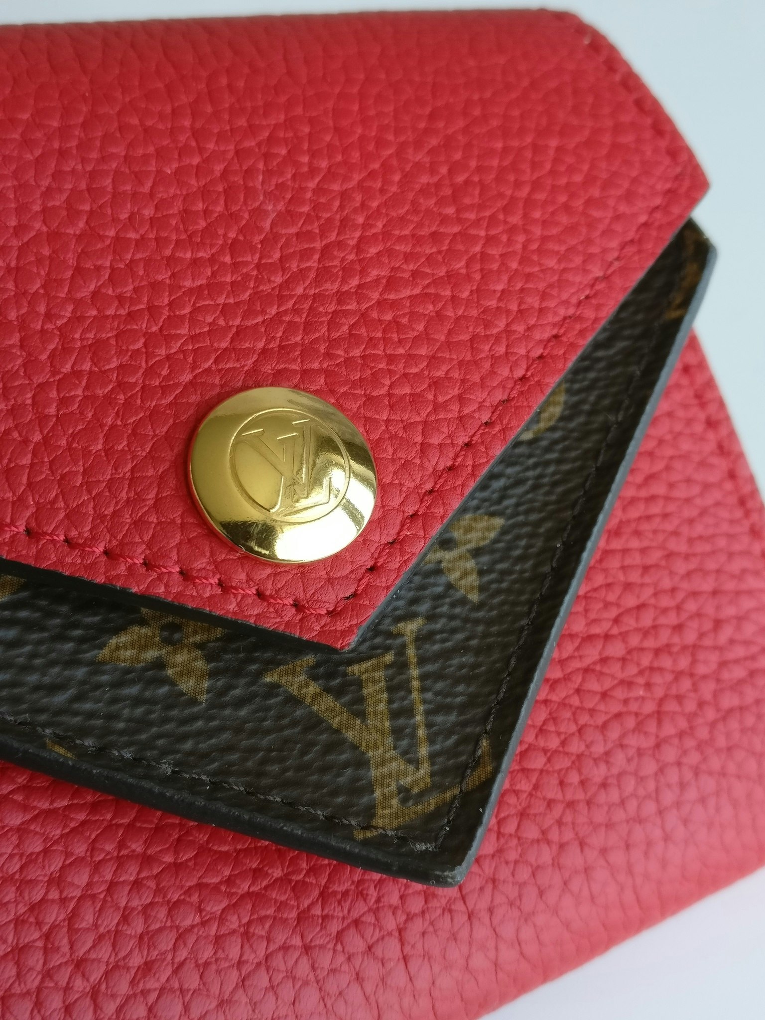 Louis Vuitton Double V Wallet Red