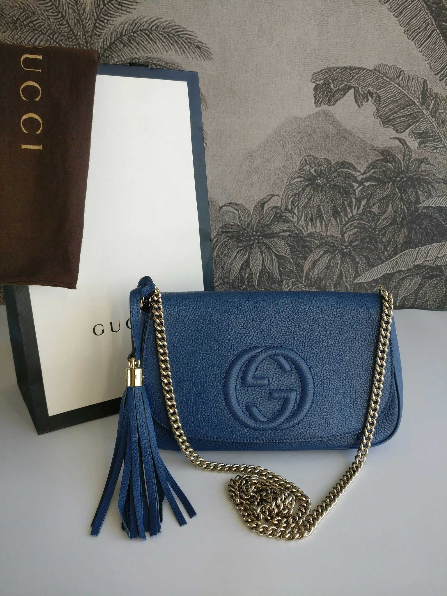 Gucci Soho Long flap chain bag