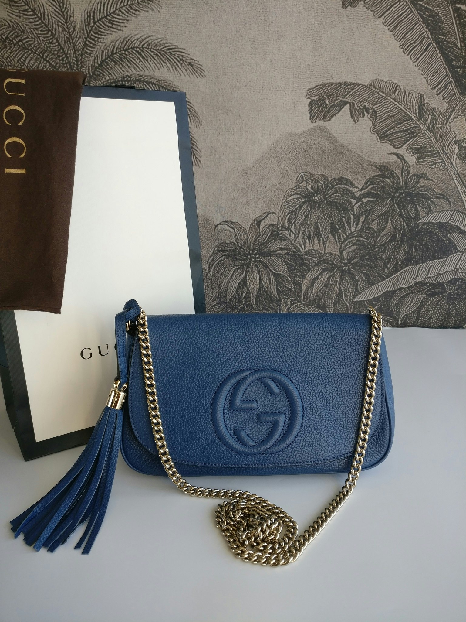 Gucci Soho Long flap chain bag