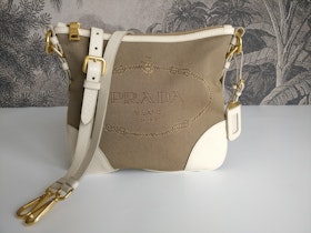 Prada Logo Jacquard crossbody bag