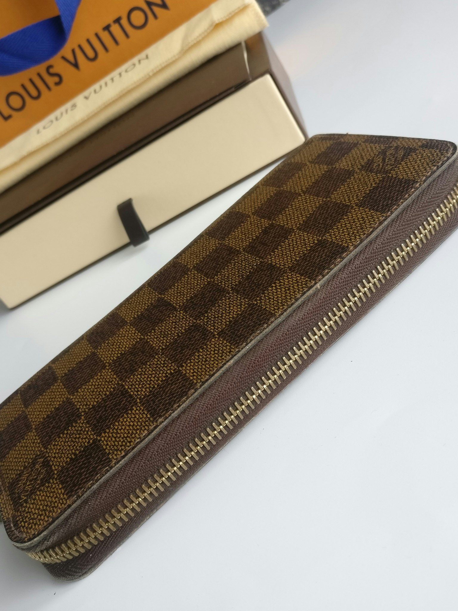 Louis Vuitton Damier Ebene Zippy Continental Wallet QJA0FKDM0B489