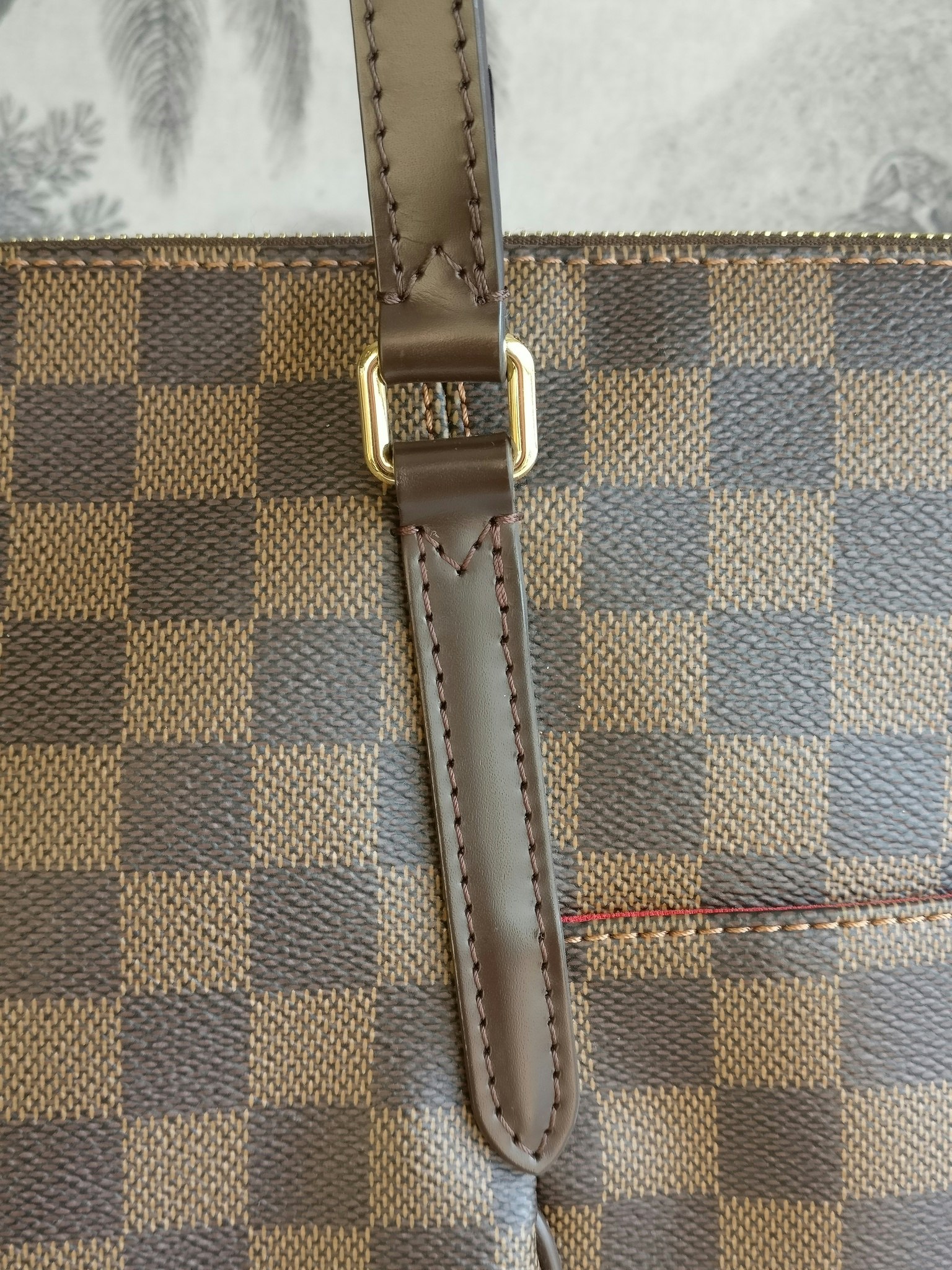 LOUIS VUITTON Damier Ebene Totally MM 197428