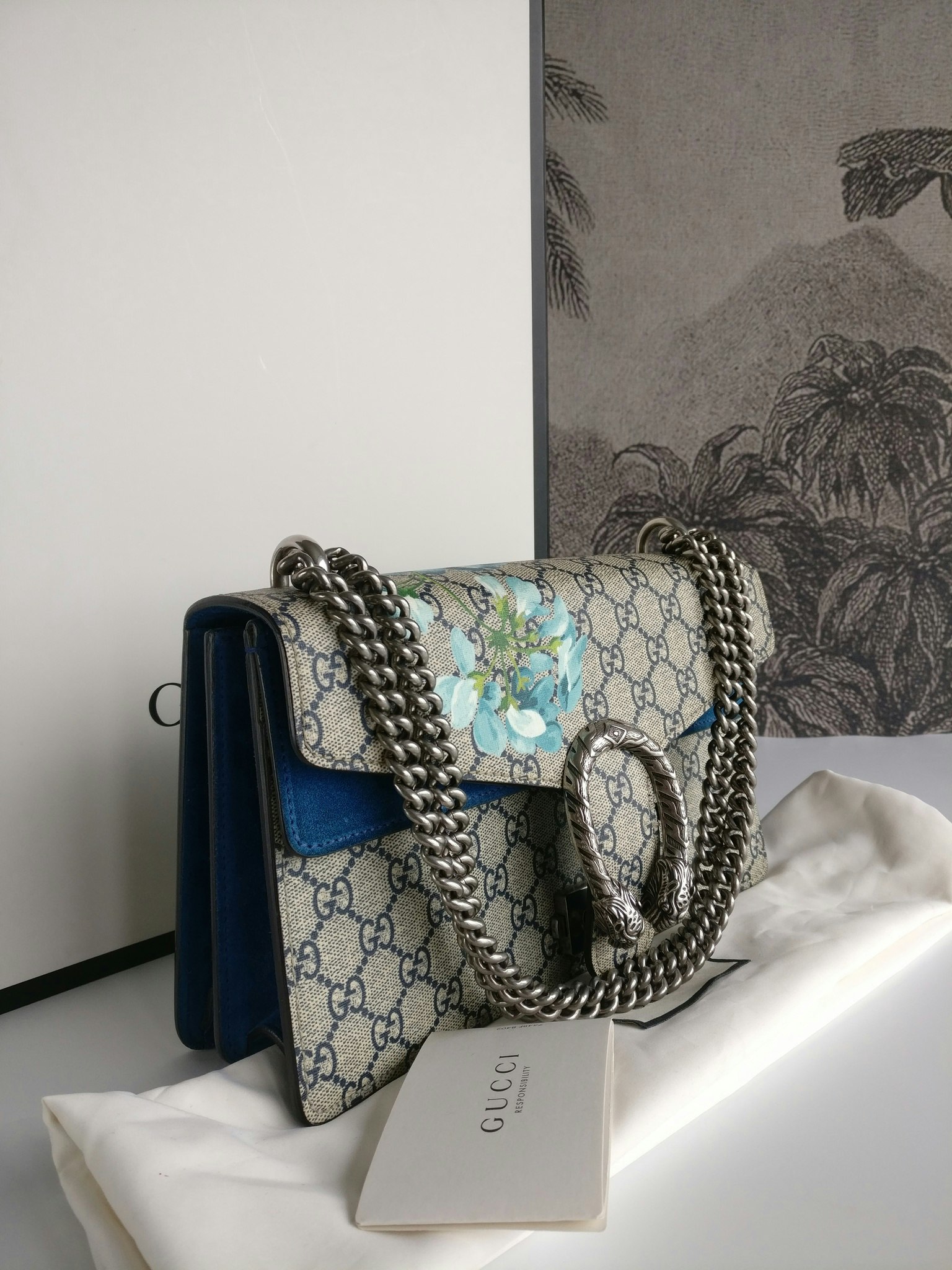 Gucci Dionysus Bag Blooms Print GG Coated Canvas Shoulder Bag - A World Of  Goods For You, LLC