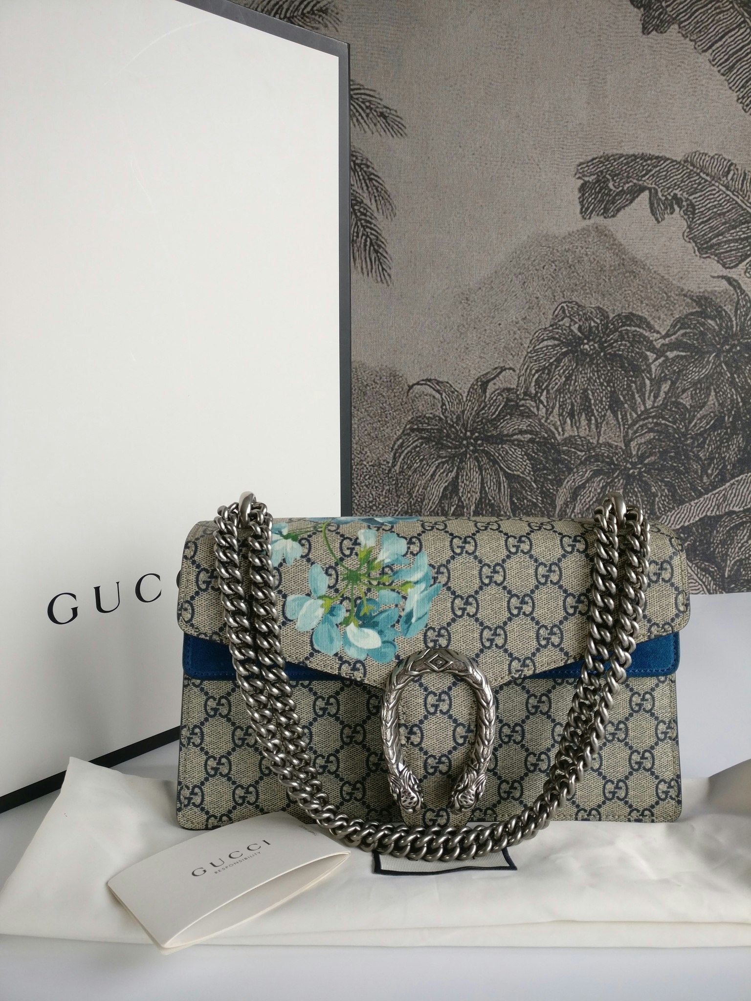 Small Dionysus top handle bag in beige and ebony Supreme | GUCCI® US