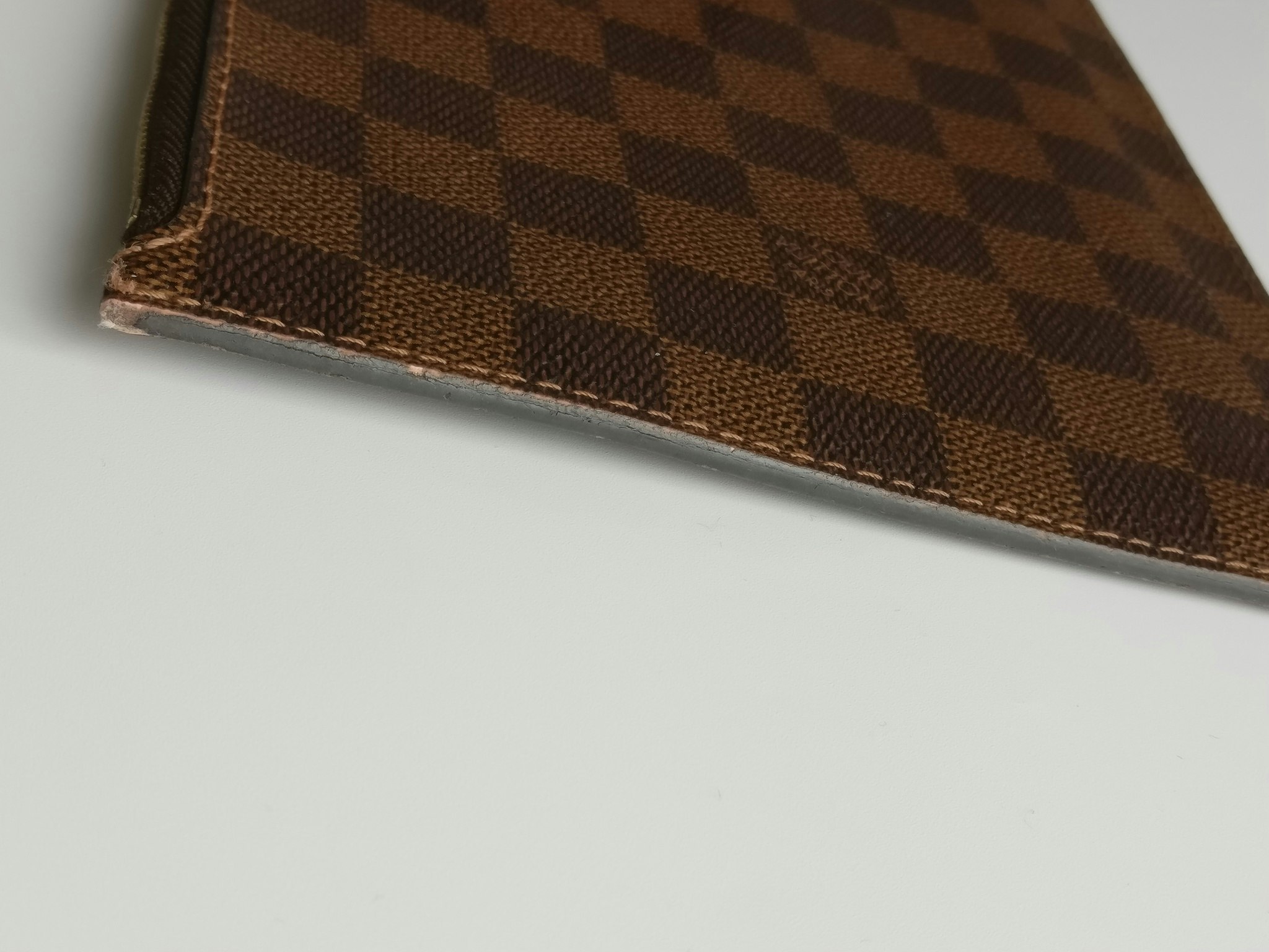 Louis Vuitton Neverfull MM pochette damier ebene