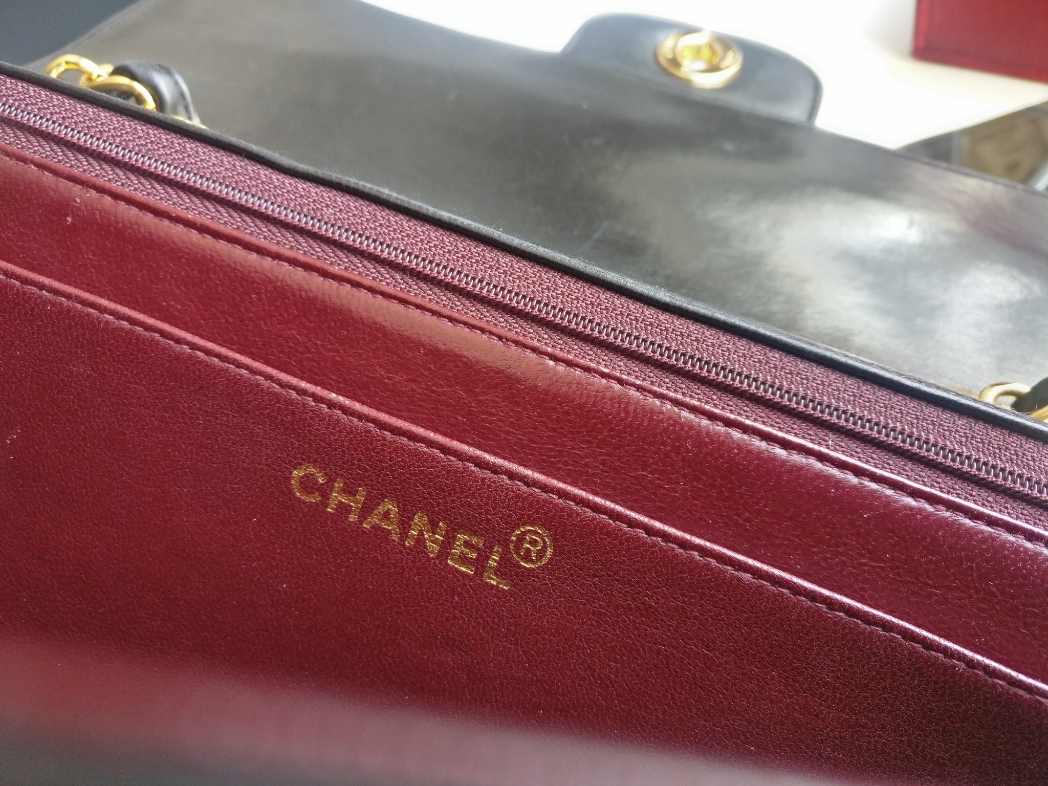Chanel Jumbo Vertical Quilt Flap Bag