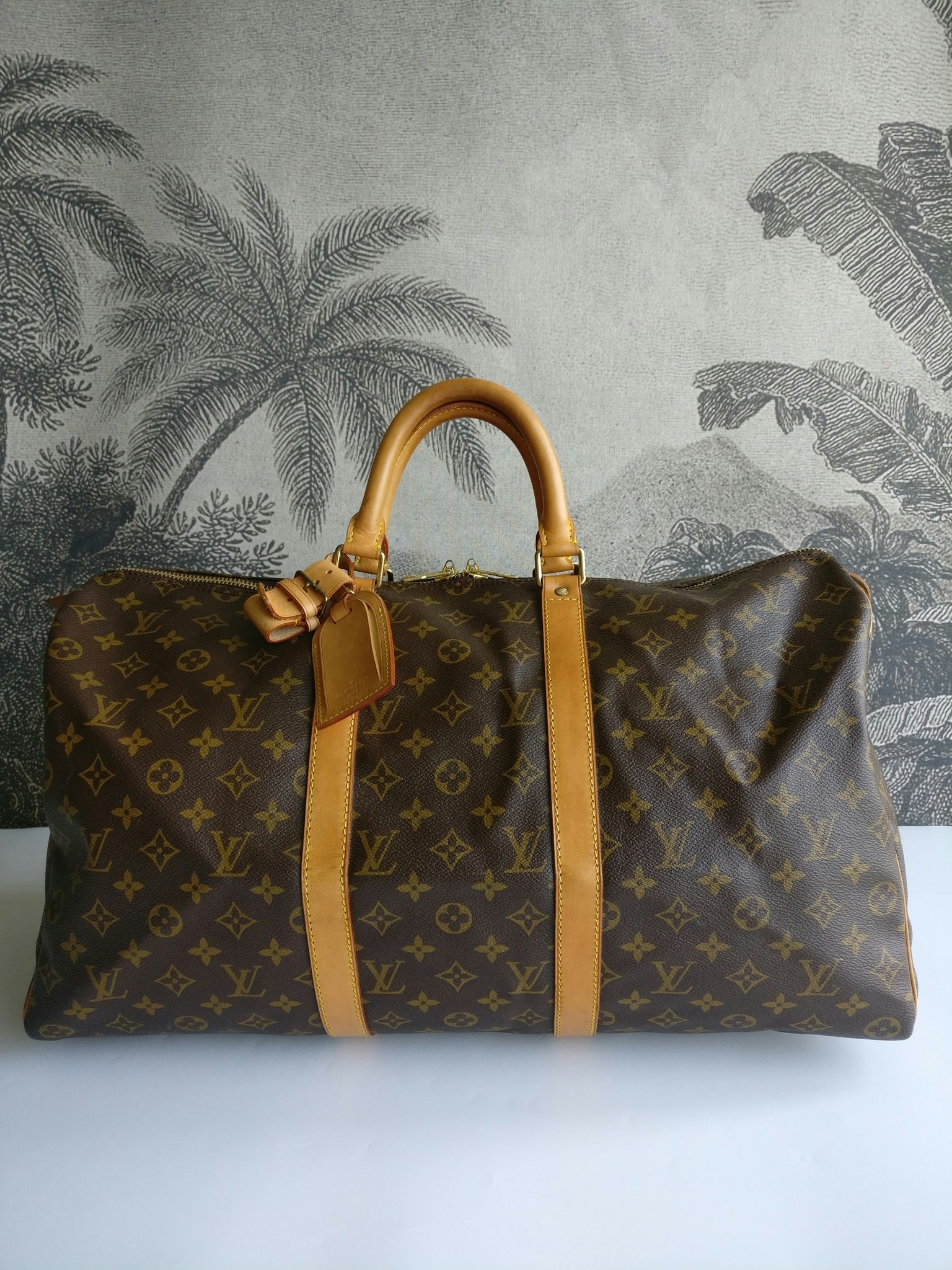 Louis Vuitton Limited Edition Keepall 50 Bandoulière in Giant Monogram  Reverse  SOLD