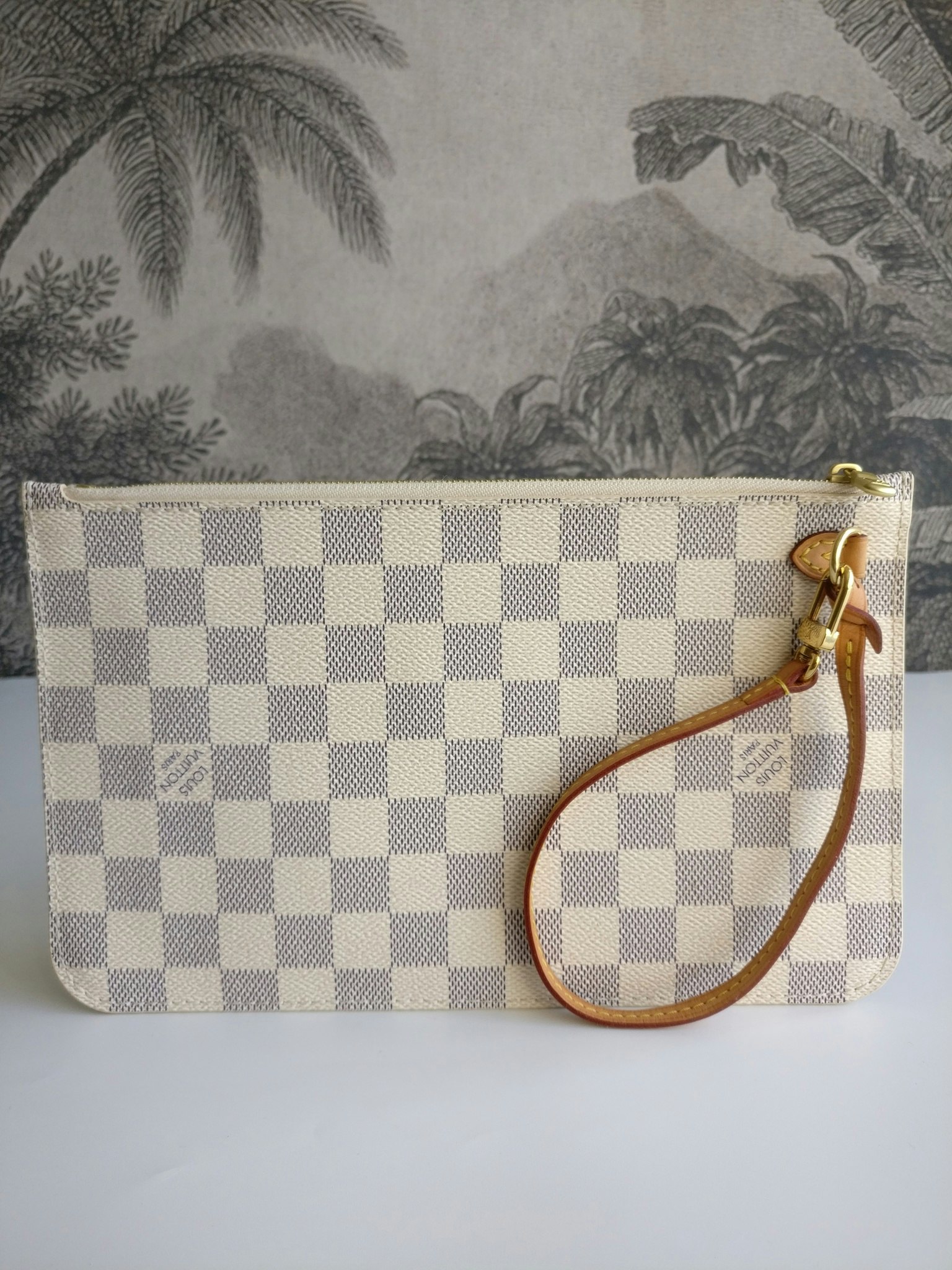 LOUIS VUITTON Monogram Neverfull MM GM Pochette 67201