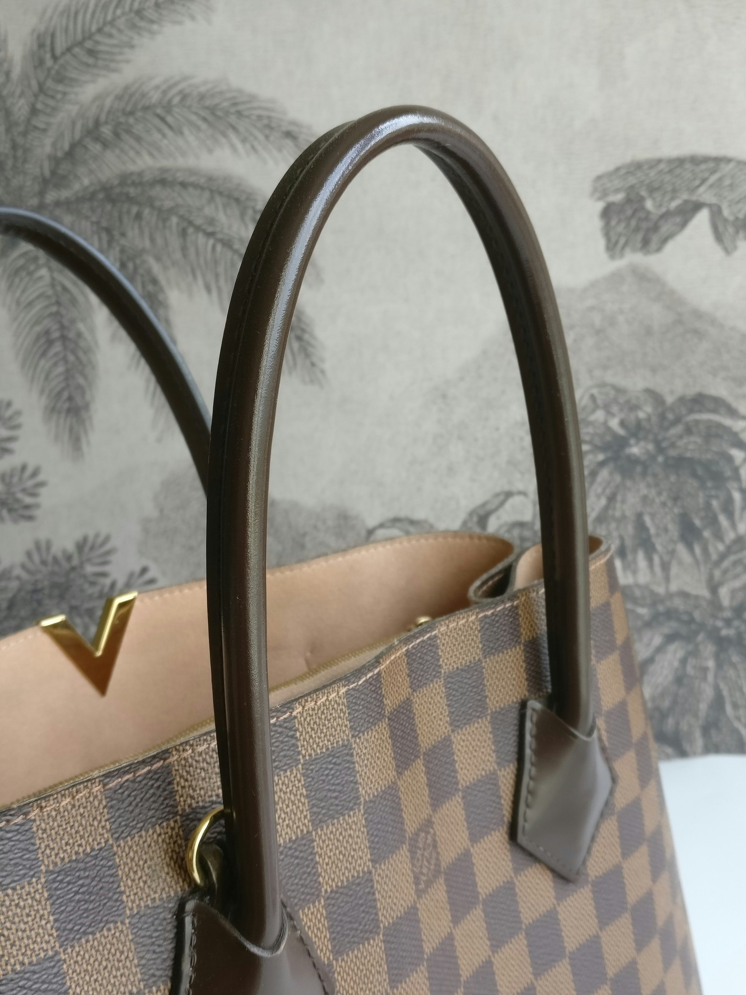 Louis Vuitton Lv Ghw Kensington 2way Shoulder Bag N41435 Damier