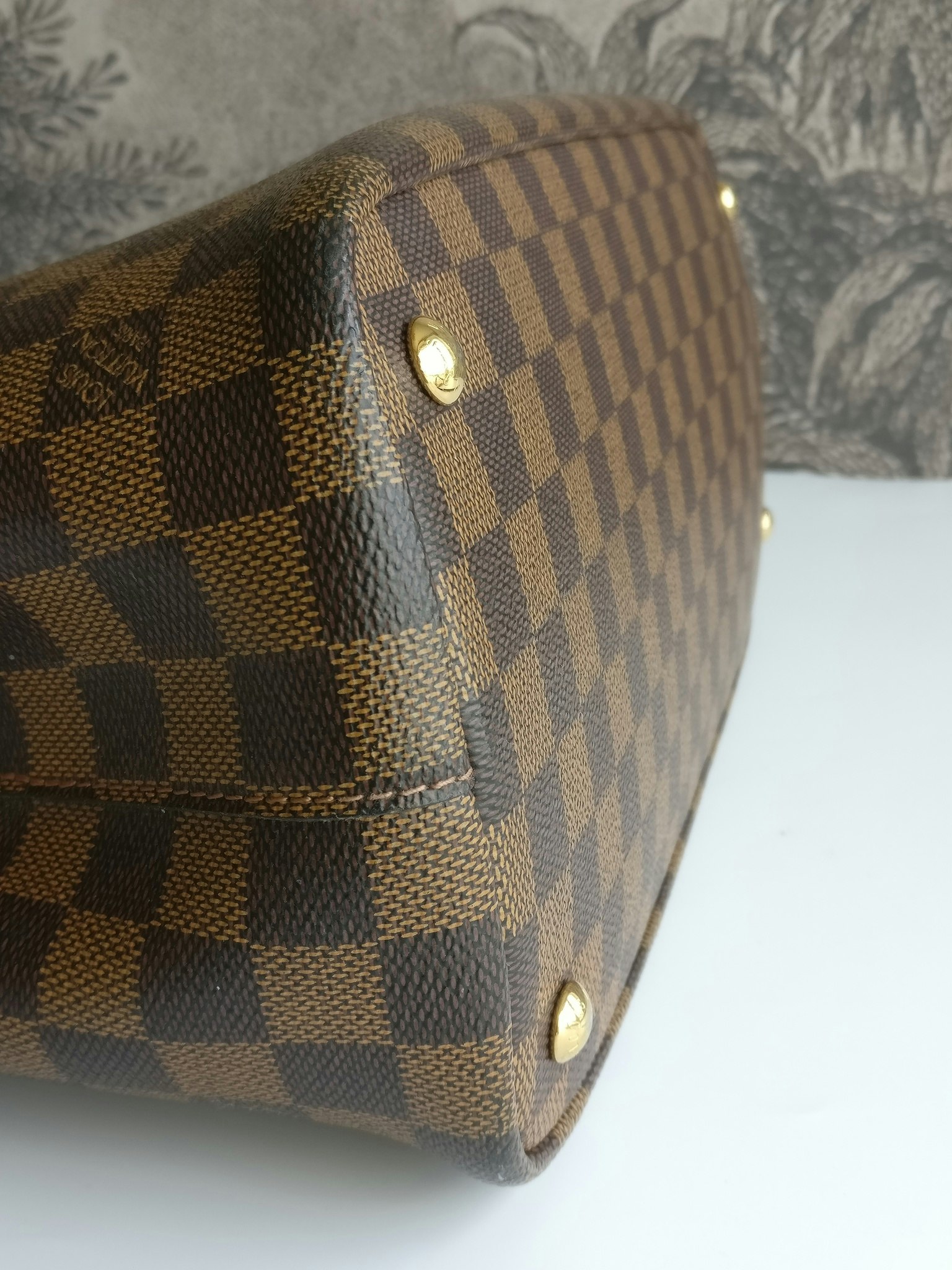 Louis Vuitton Kensington Womens handbag N41435 damier ebene Cloth  ref.209727 - Joli Closet