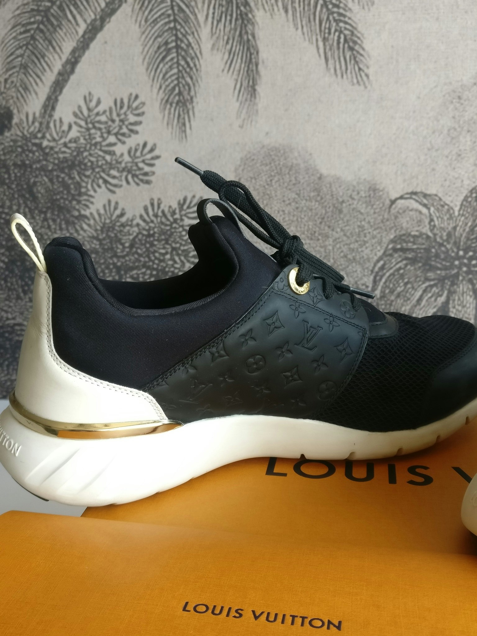 Louis Vuitton Black Technical Fabric Aftergame Sneakers Size 7.5/38 -  Yoogi's Closet