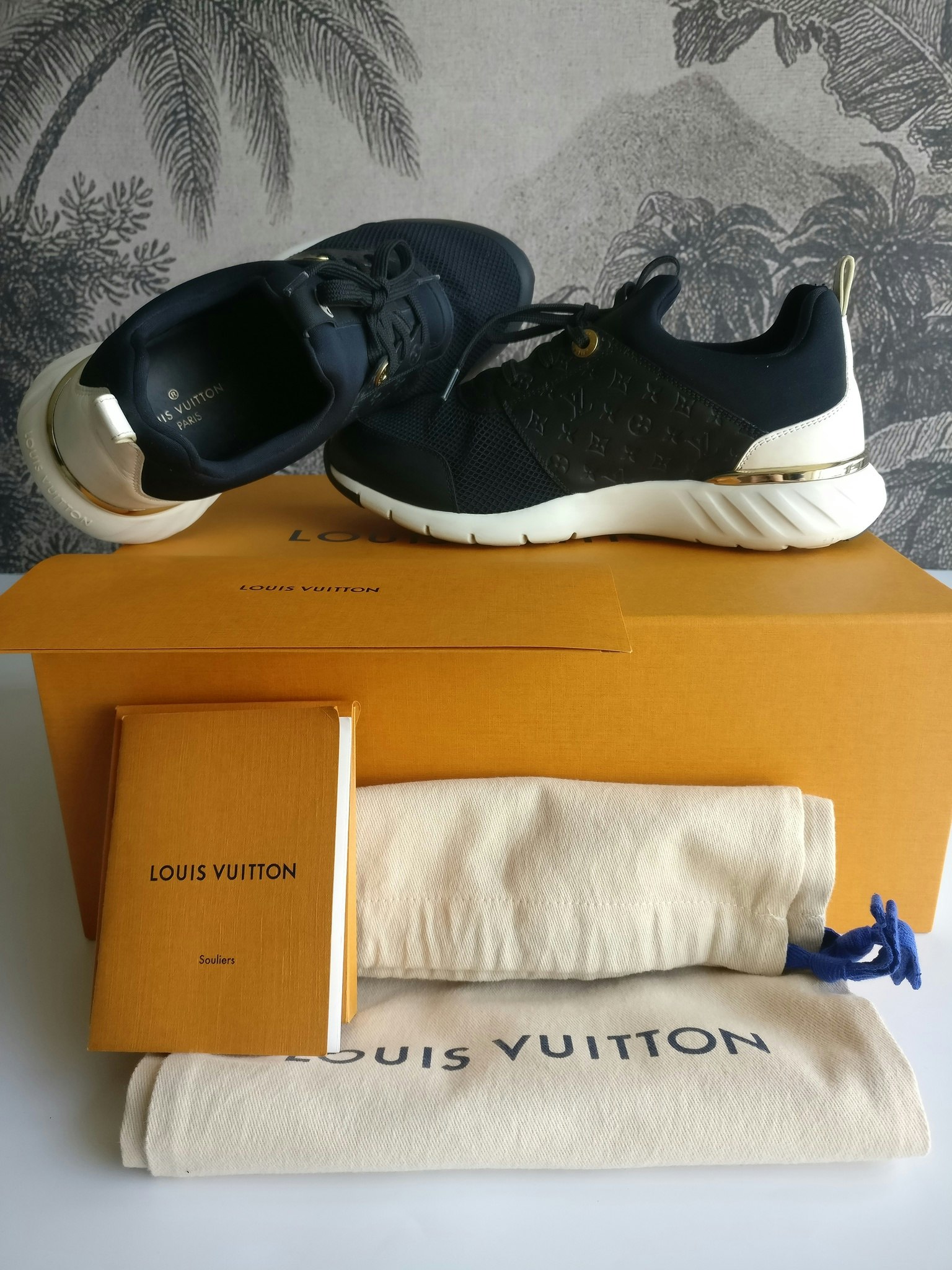 Louis Vuitton Gold AFTERGAME TRAINERS