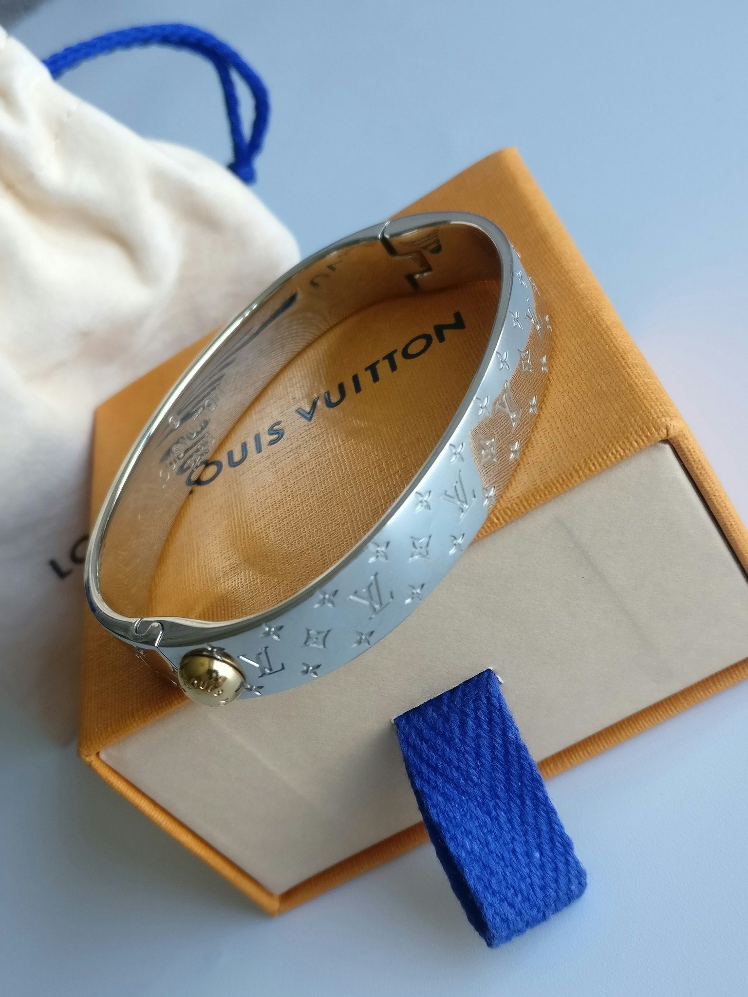 Nanogram silver bracelet Louis Vuitton Silver in Silver - 37894406