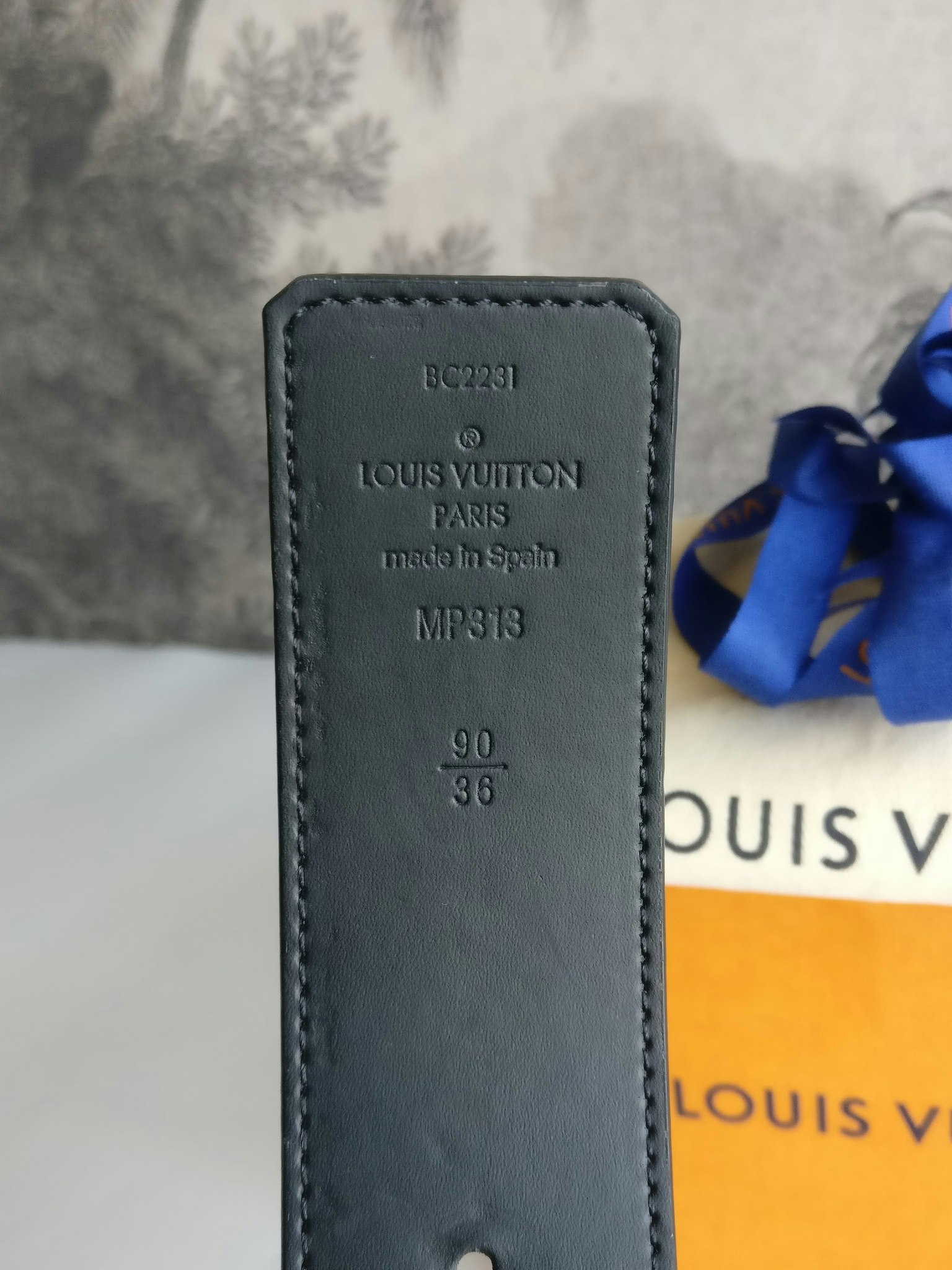 Louis Vuitton LV Sunset Reversible Belt Monogram 40MM Black in