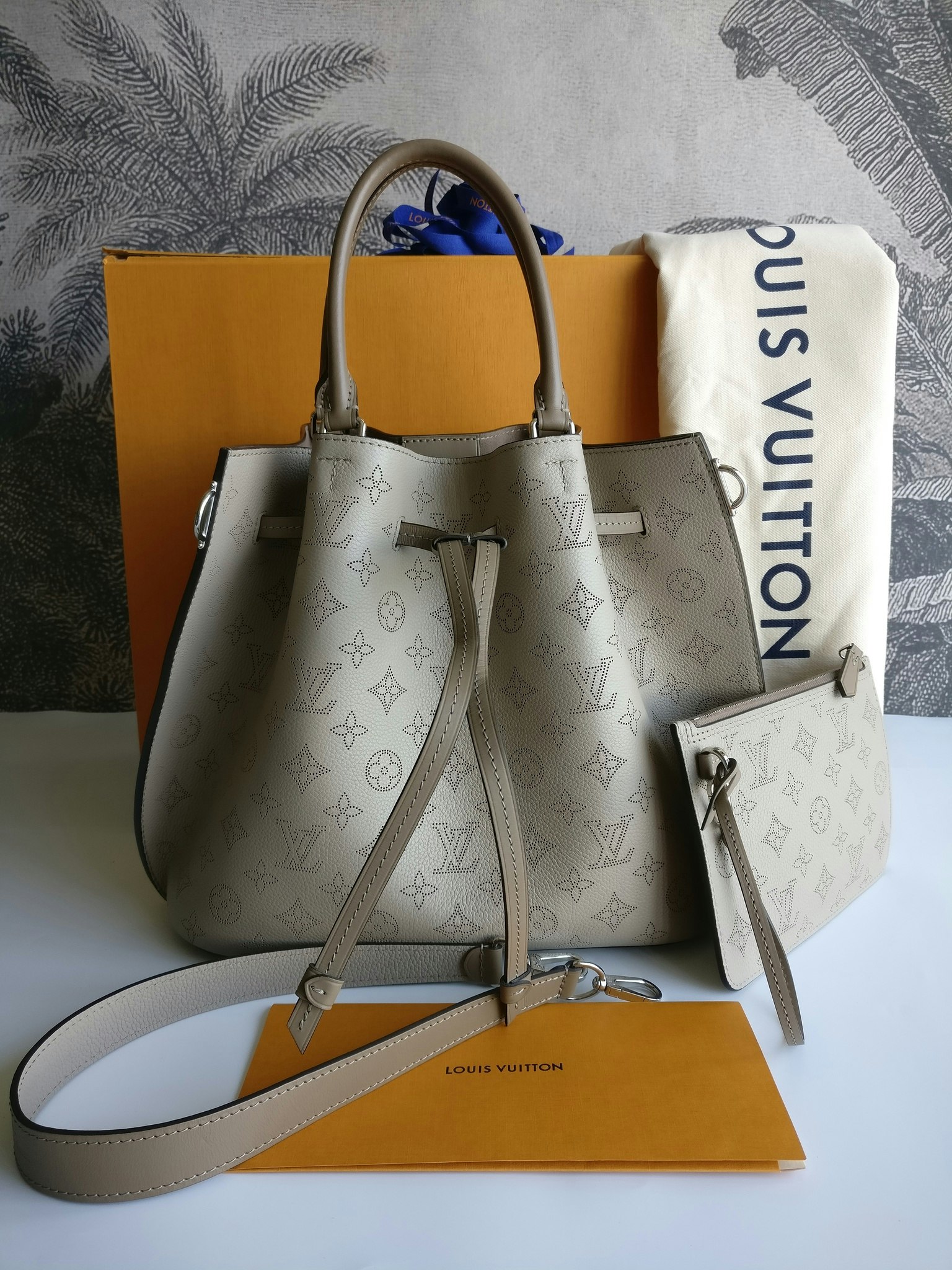 Louis Vuitton Galet Mahina Monogram Girolata Bag – Bagaholic