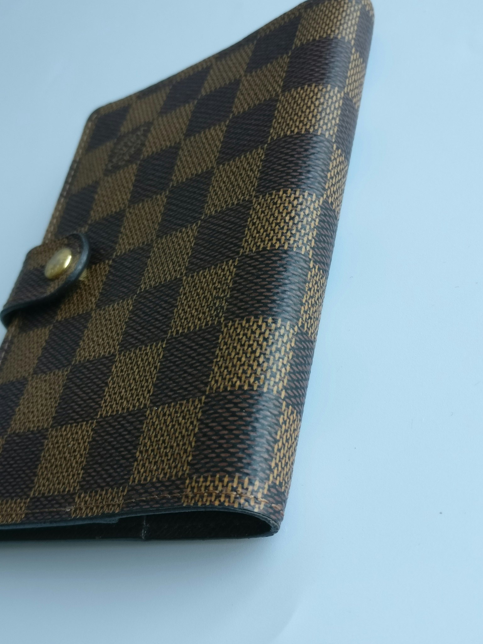 Louis Vuitton Olive Grey Mini Lin Monogram Small Ring Agenda PM Diary Cover  For Sale at 1stDibs