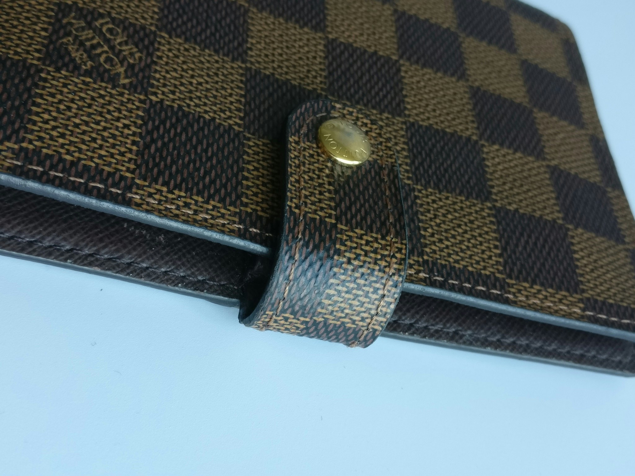 Medium Ring Agenda Cover Damier Ebene - Women - Personalization