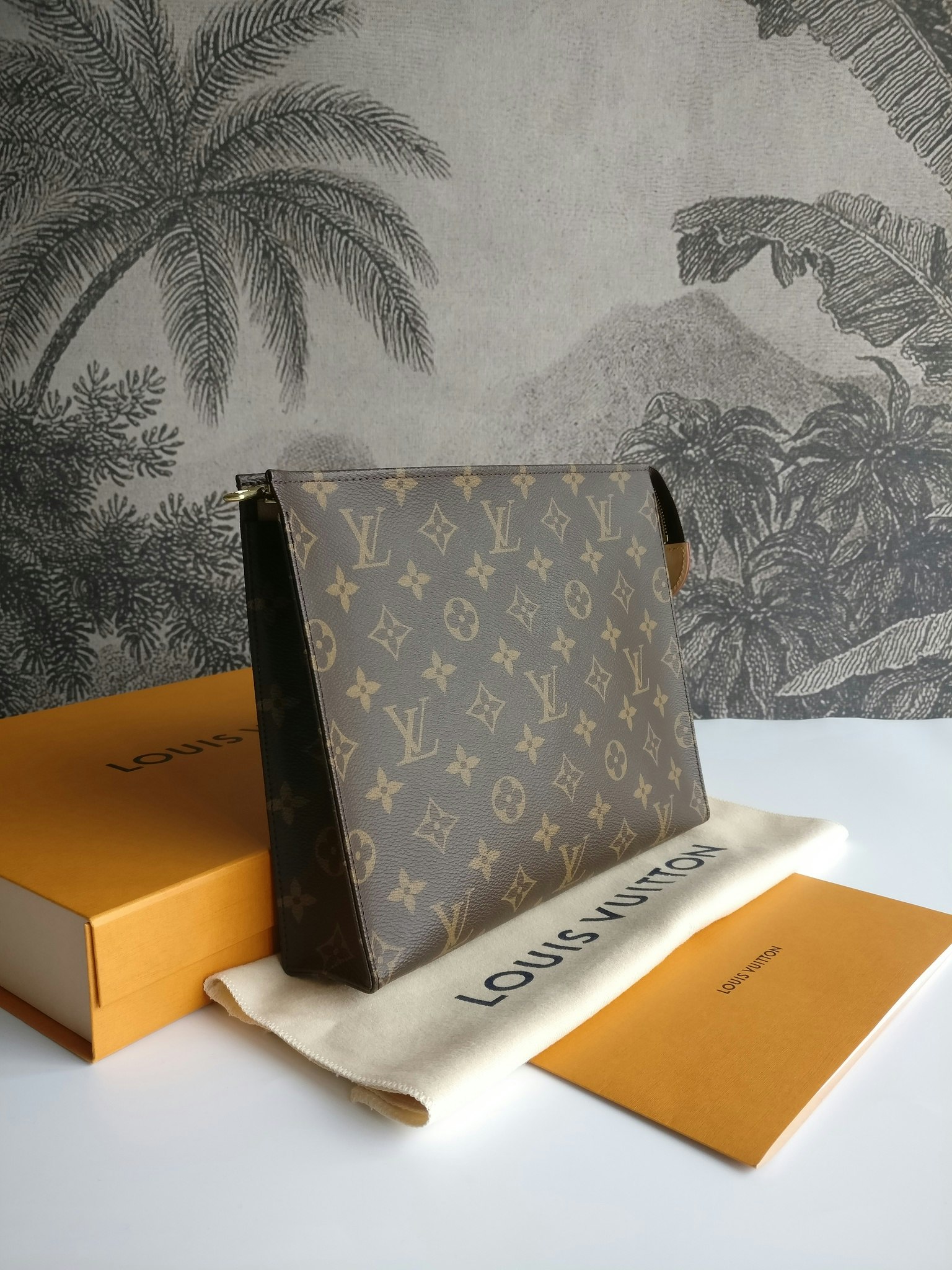 Toiletry Pouch On Chain Monogram Canvas  Wallets and Small Leather Goods  LOUIS  VUITTON